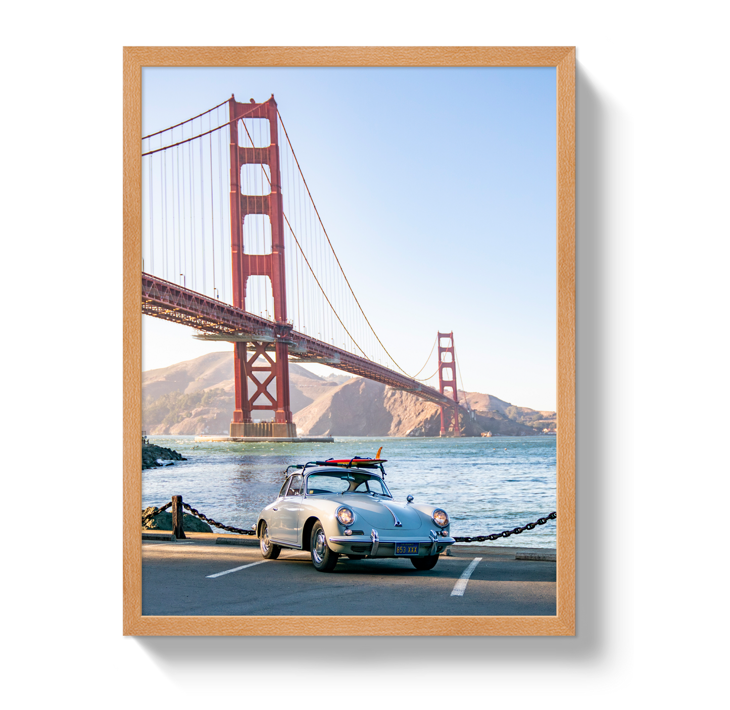 Golden Gate 356 Portrait Custom Artwork, Framed Art