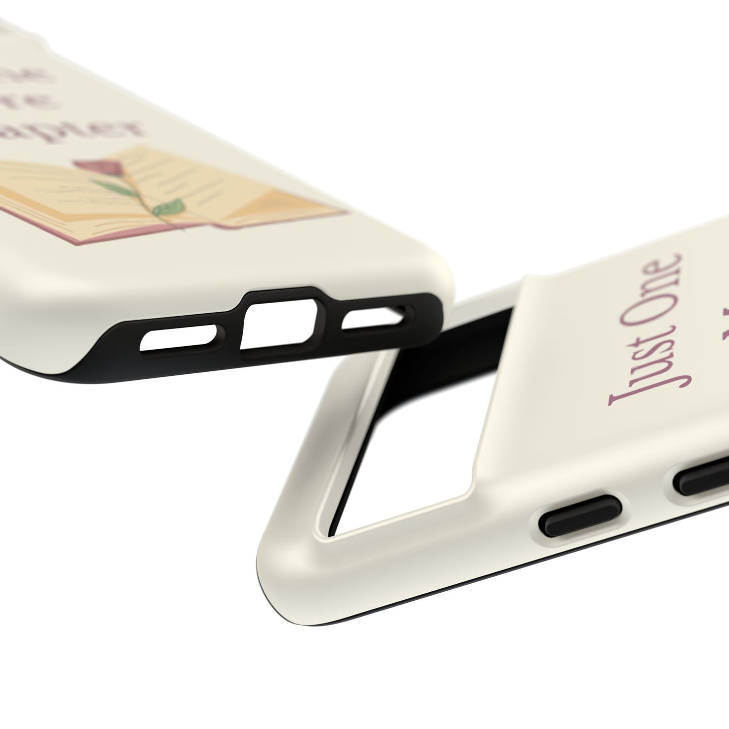 Just One More Chapter Phone Case | Book Lover Gift, Reading Accessory, Literature Phone Cover, Unique Bookish Gift, Birthday Present