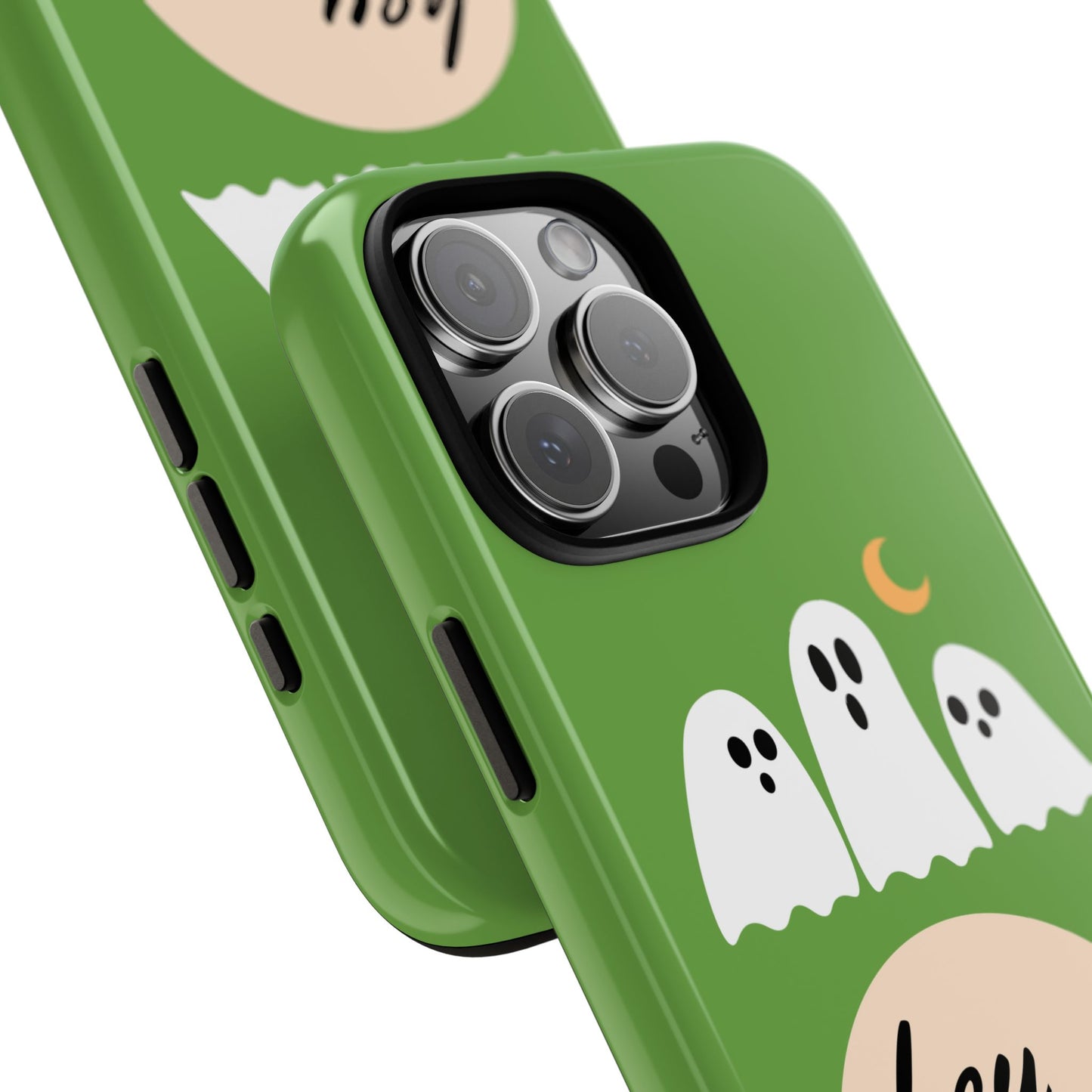 Halloween Phone Case, Spooky Ghosts Tough Phone Cover, Hey Boo Mobile Protector, Fun Gift for Halloween, Ghost Decor