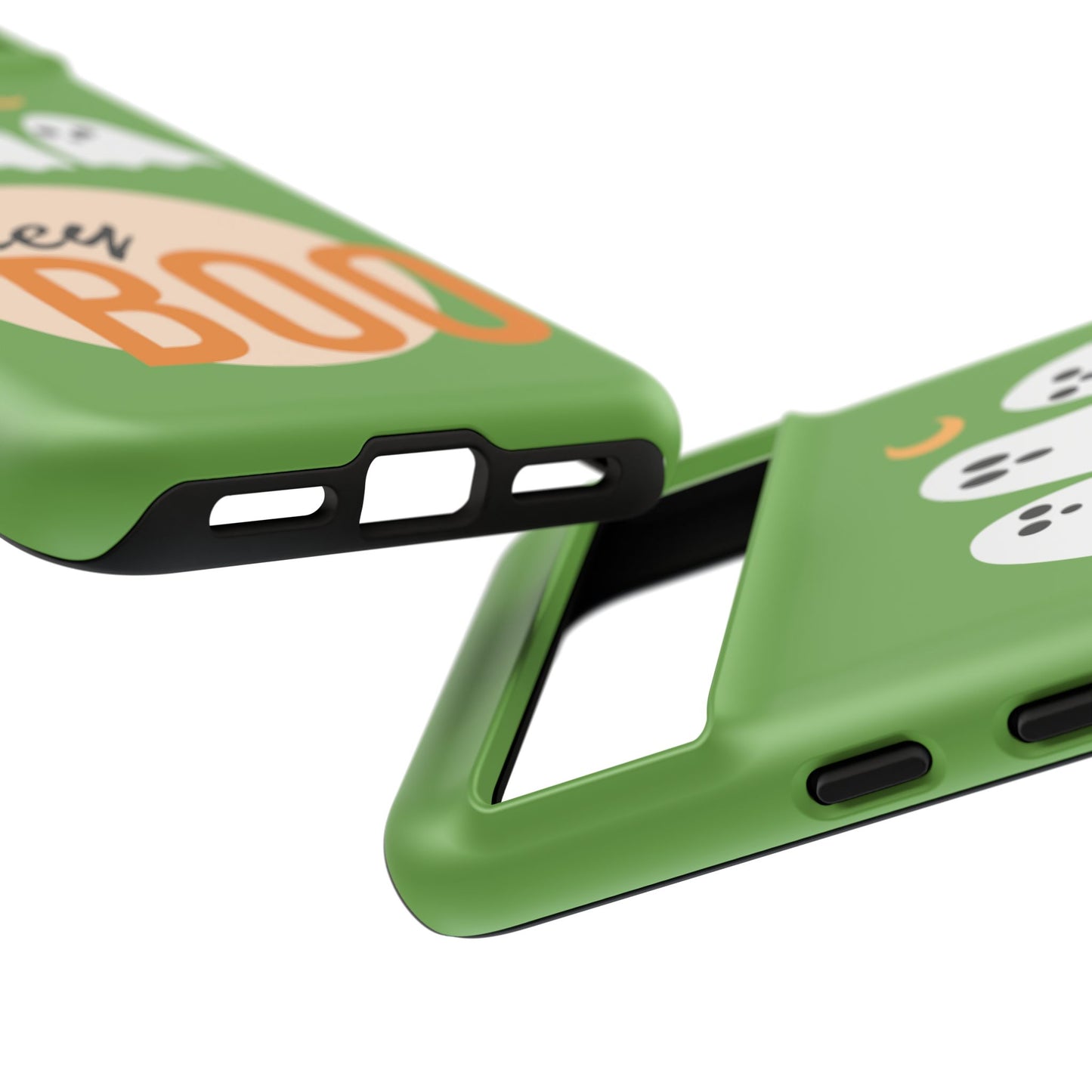 Halloween Phone Case, Spooky Ghosts Tough Phone Cover, Hey Boo Mobile Protector, Fun Gift for Halloween, Ghost Decor