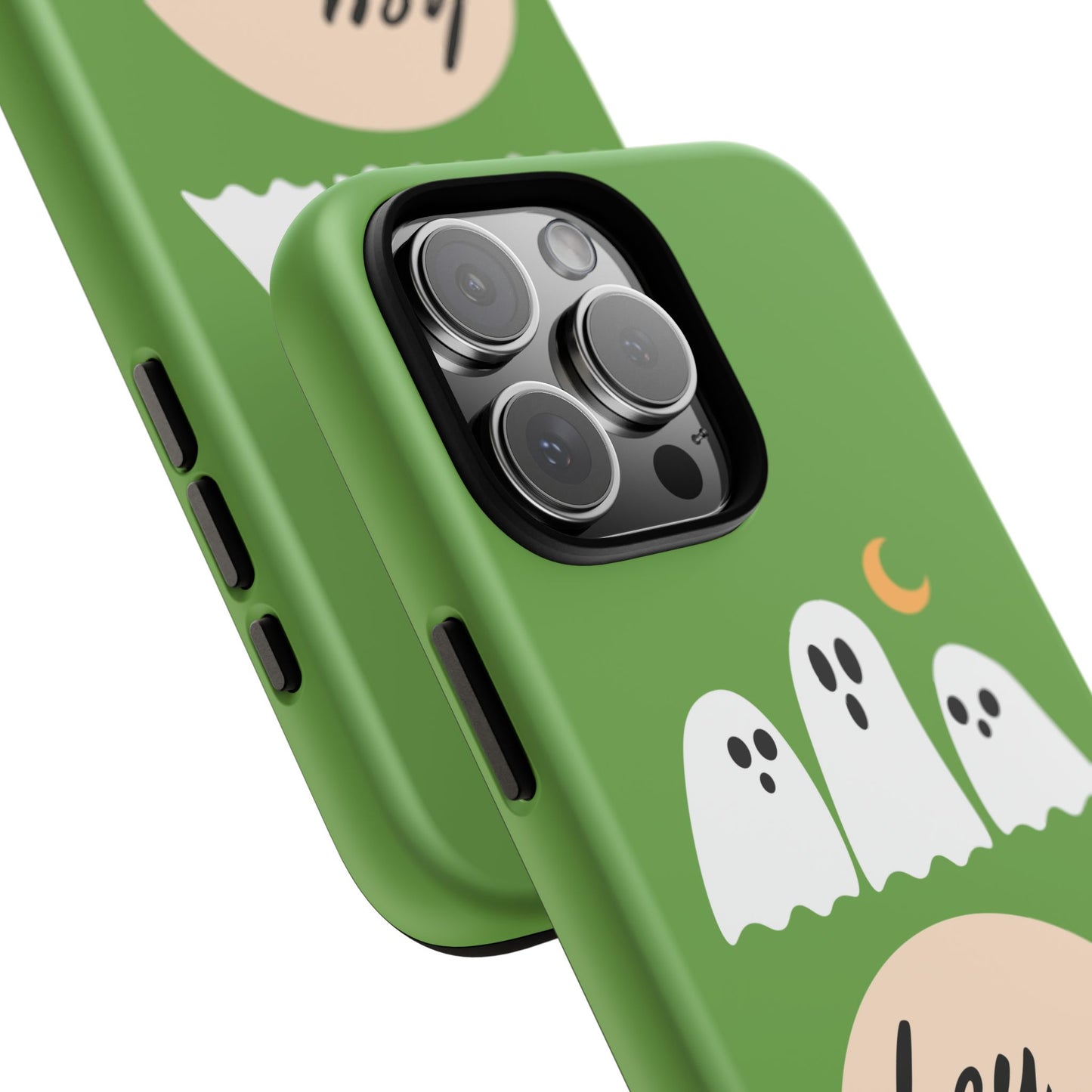Halloween Phone Case, Spooky Ghosts Tough Phone Cover, Hey Boo Mobile Protector, Fun Gift for Halloween, Ghost Decor