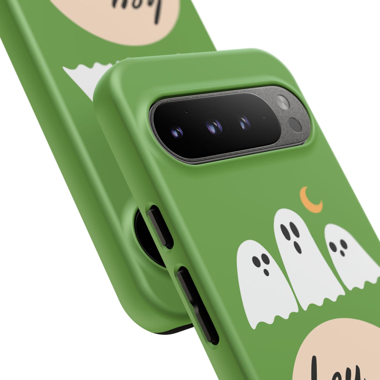 Halloween Phone Case, Spooky Ghosts Tough Phone Cover, Hey Boo Mobile Protector, Fun Gift for Halloween, Ghost Decor