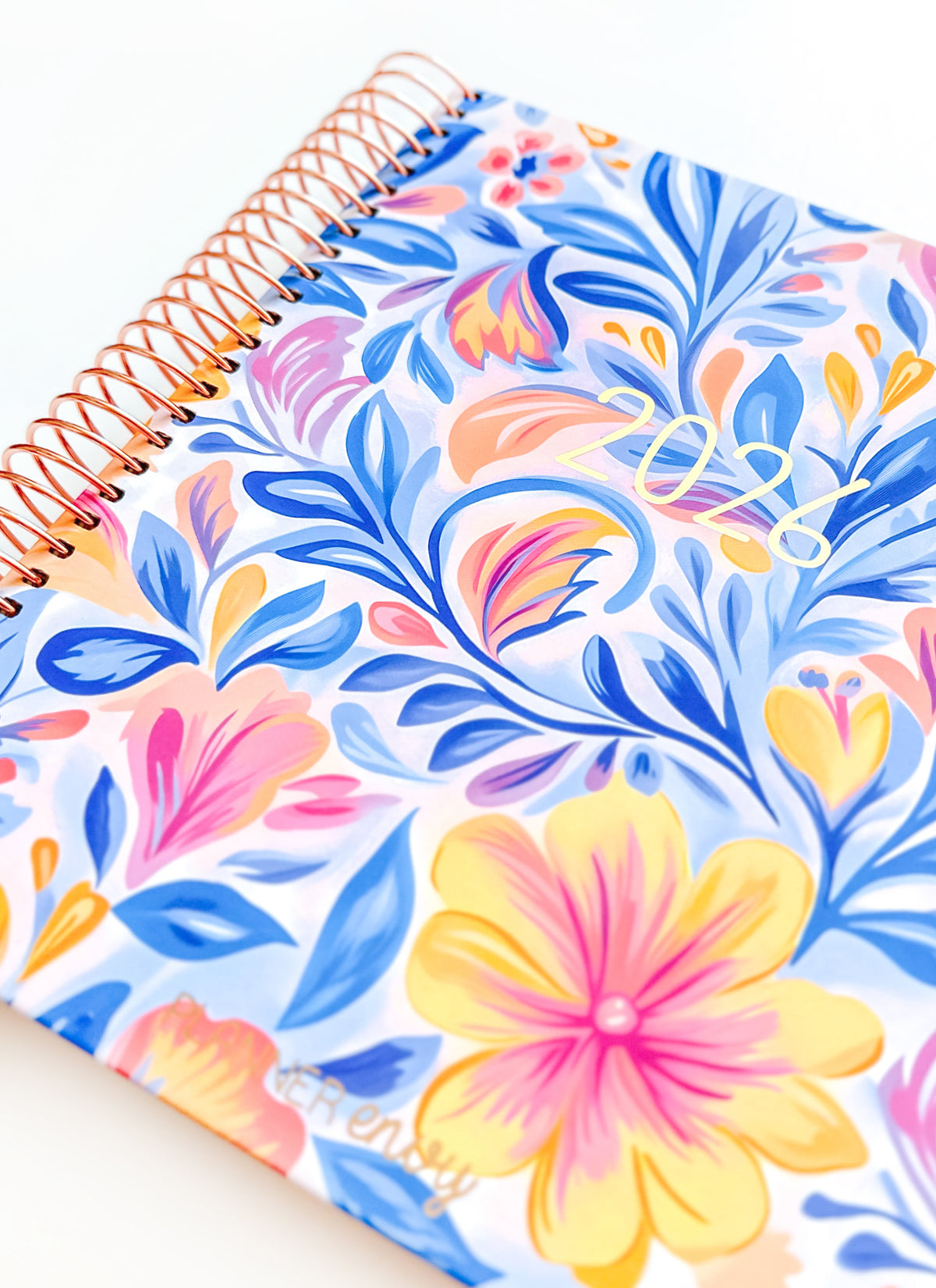 2026 Planner - Horizontal Layout, Spiral Bound - "Whimsical" (#102)