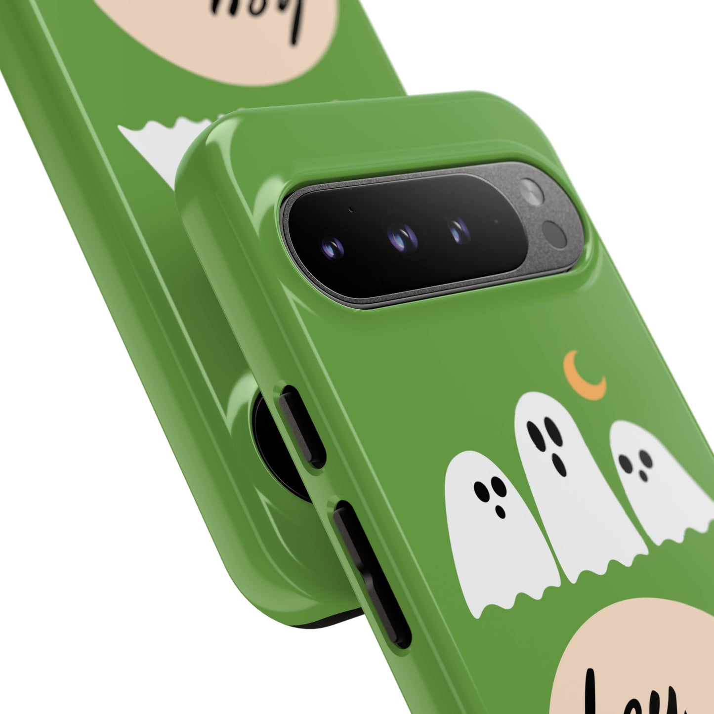 Halloween Phone Case, Spooky Ghosts Tough Phone Cover, Hey Boo Mobile Protector, Fun Gift for Halloween, Ghost Decor