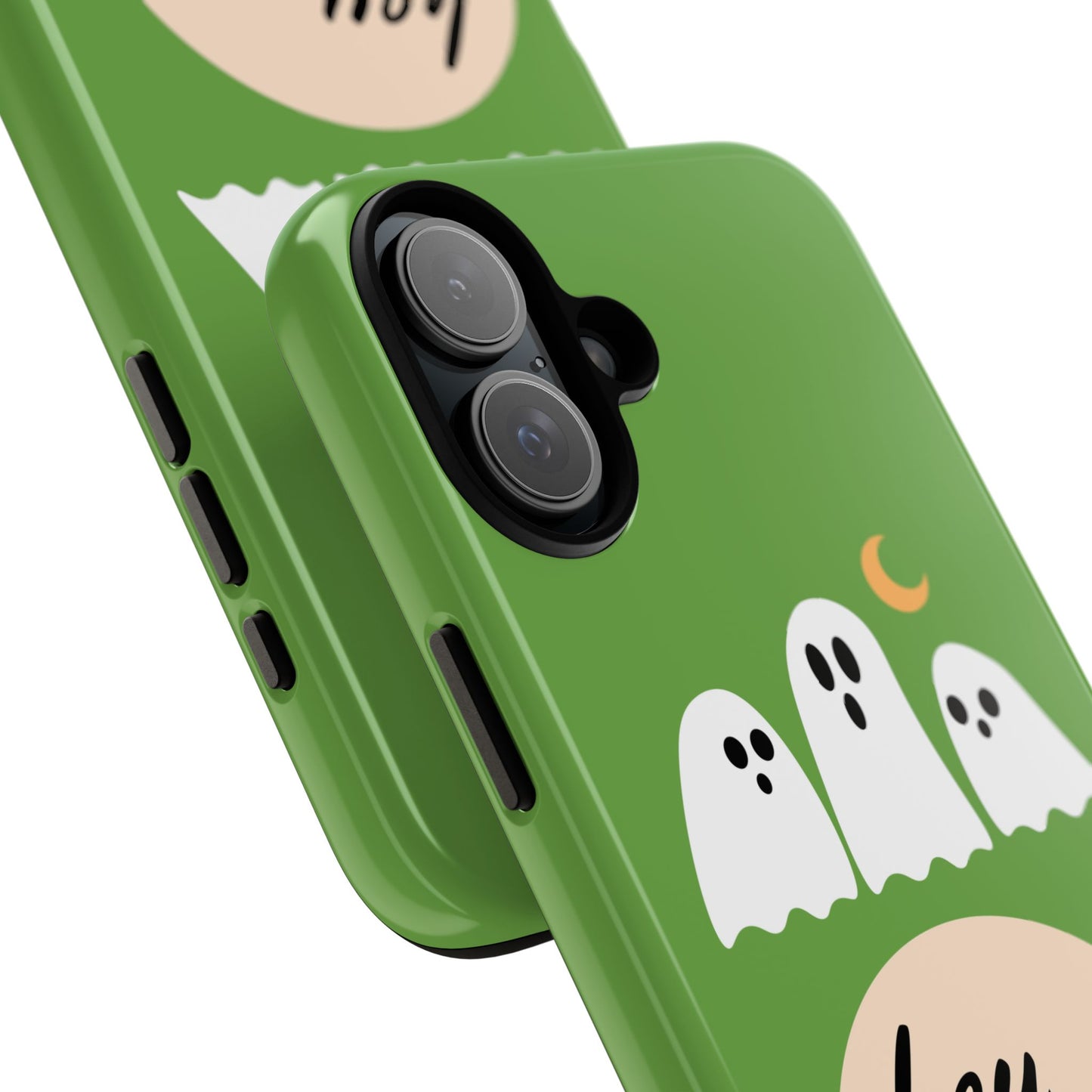 Halloween Phone Case, Spooky Ghosts Tough Phone Cover, Hey Boo Mobile Protector, Fun Gift for Halloween, Ghost Decor