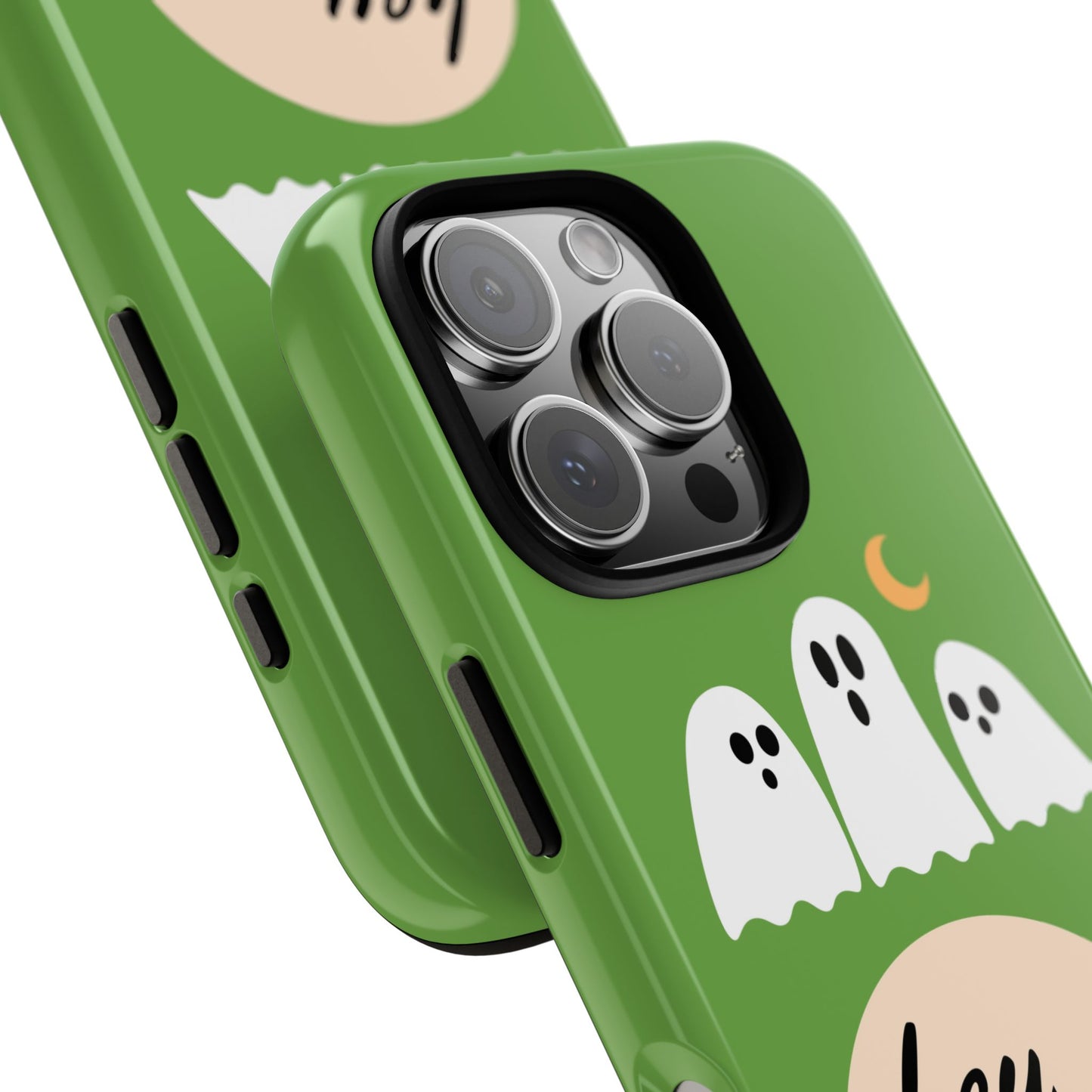 Halloween Phone Case, Spooky Ghosts Tough Phone Cover, Hey Boo Mobile Protector, Fun Gift for Halloween, Ghost Decor