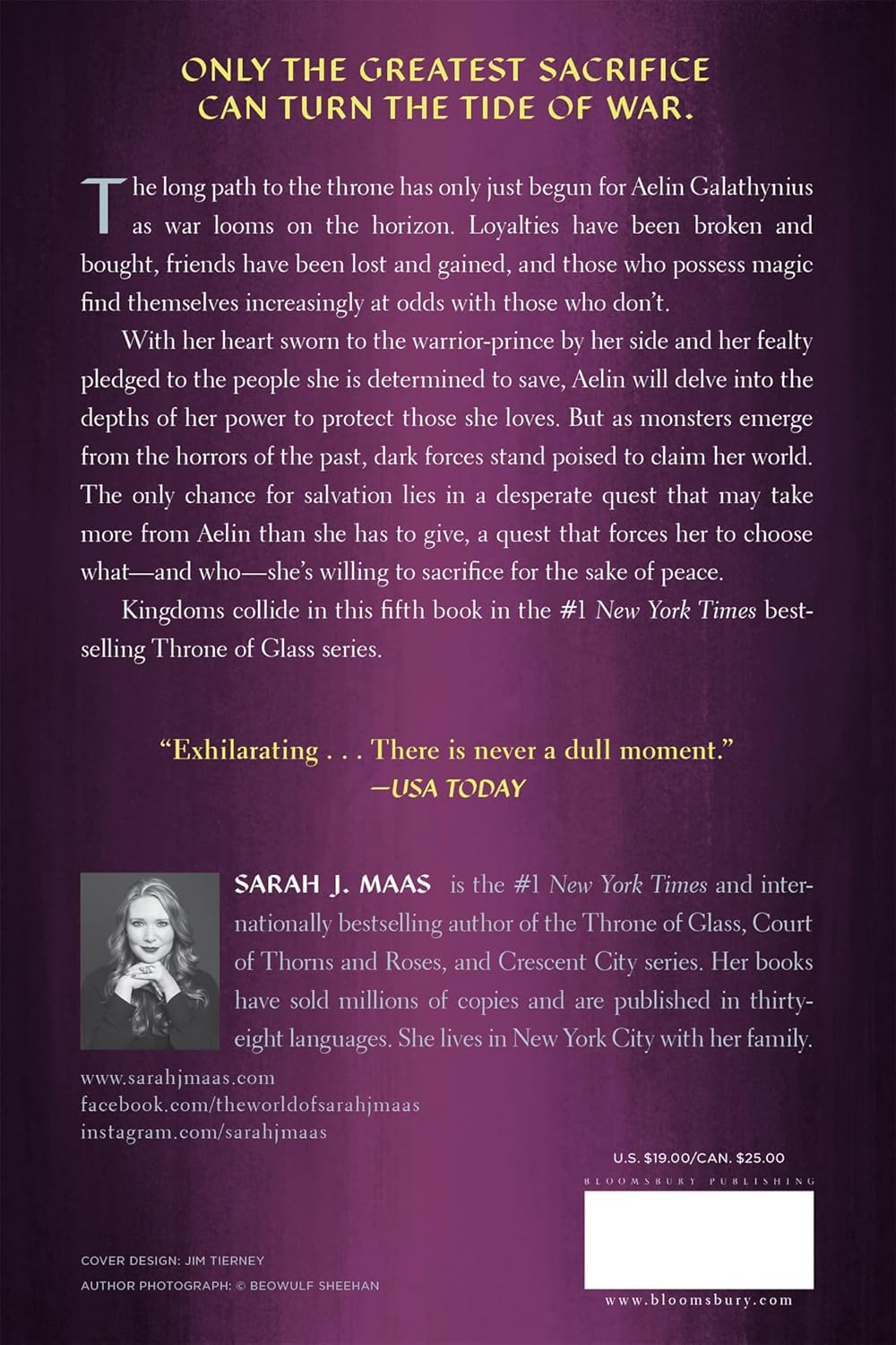 Empire of Storms (Throne of Glass, 5) Paperback, Fantasy Series Book