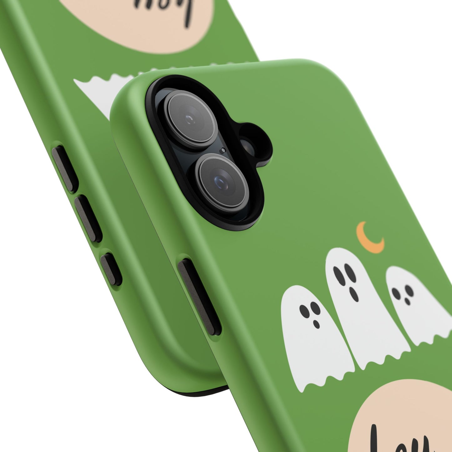 Halloween Phone Case, Spooky Ghosts Tough Phone Cover, Hey Boo Mobile Protector, Fun Gift for Halloween, Ghost Decor