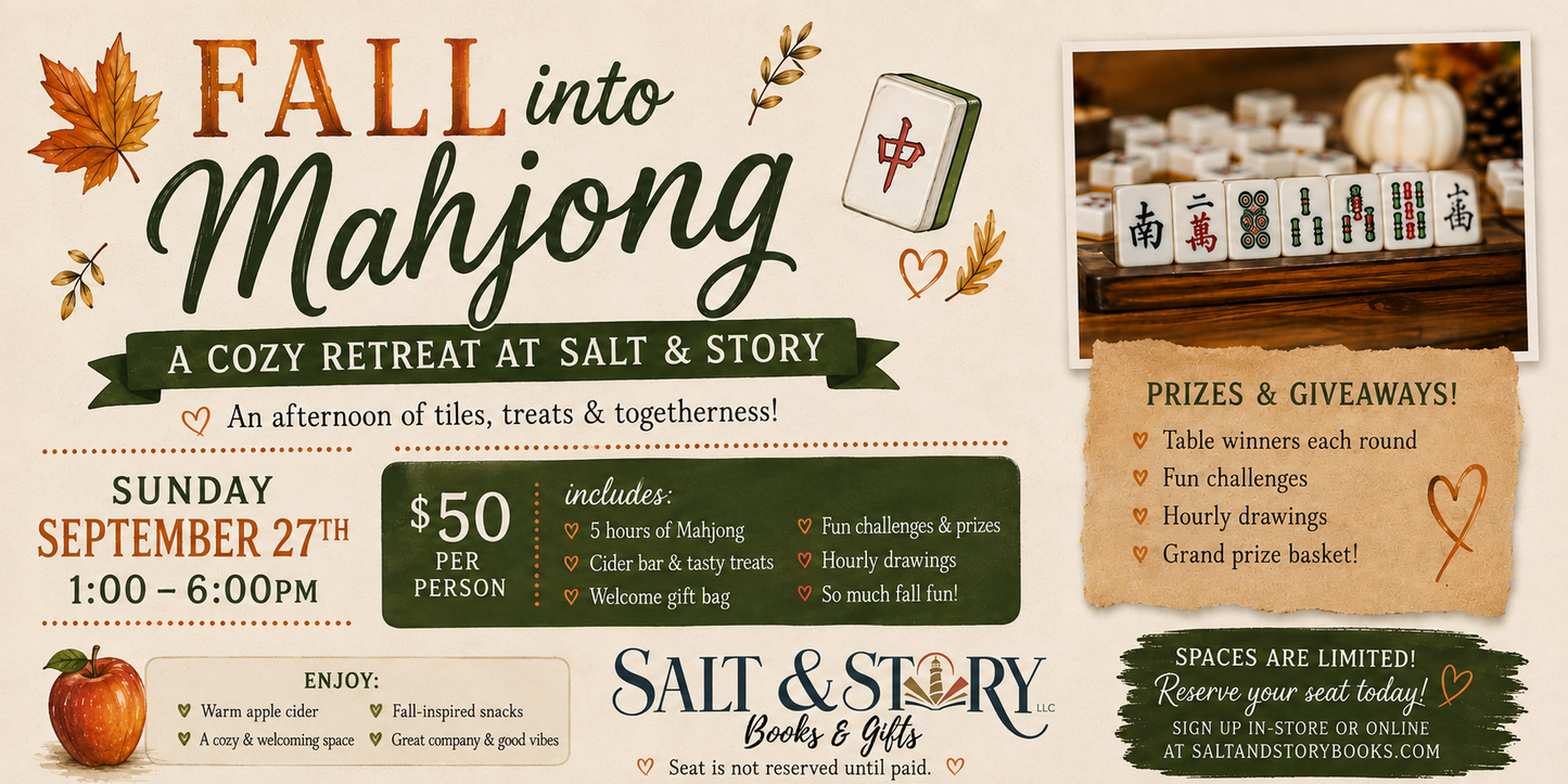 Fall into Mahjong - A Cozy Sunday Retreat at Salt & Story