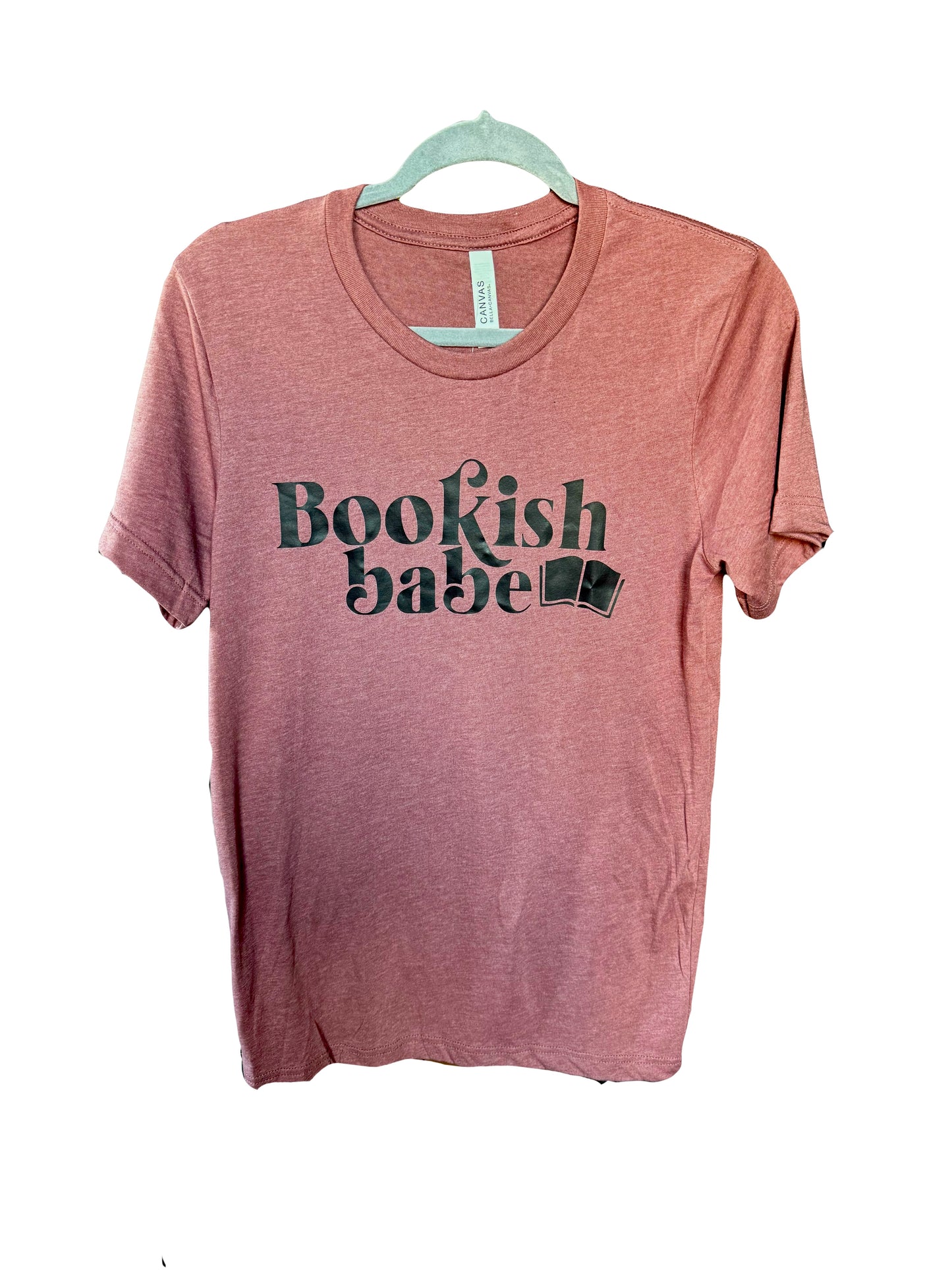 Bookish Babe T-shirt - Bella Canvas - Heather Mauve
