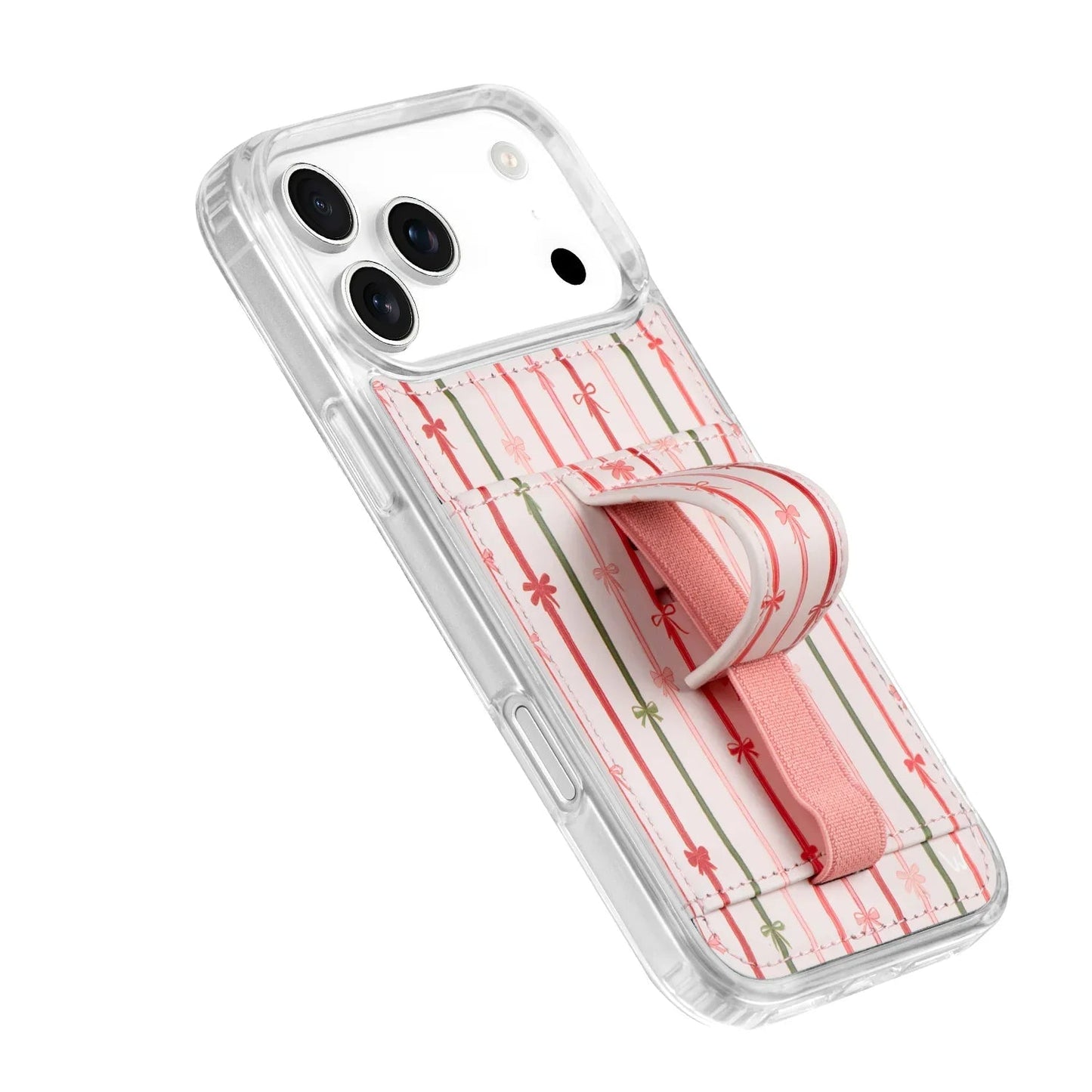 Tinsel Tied Holiday Phone Case Wallet