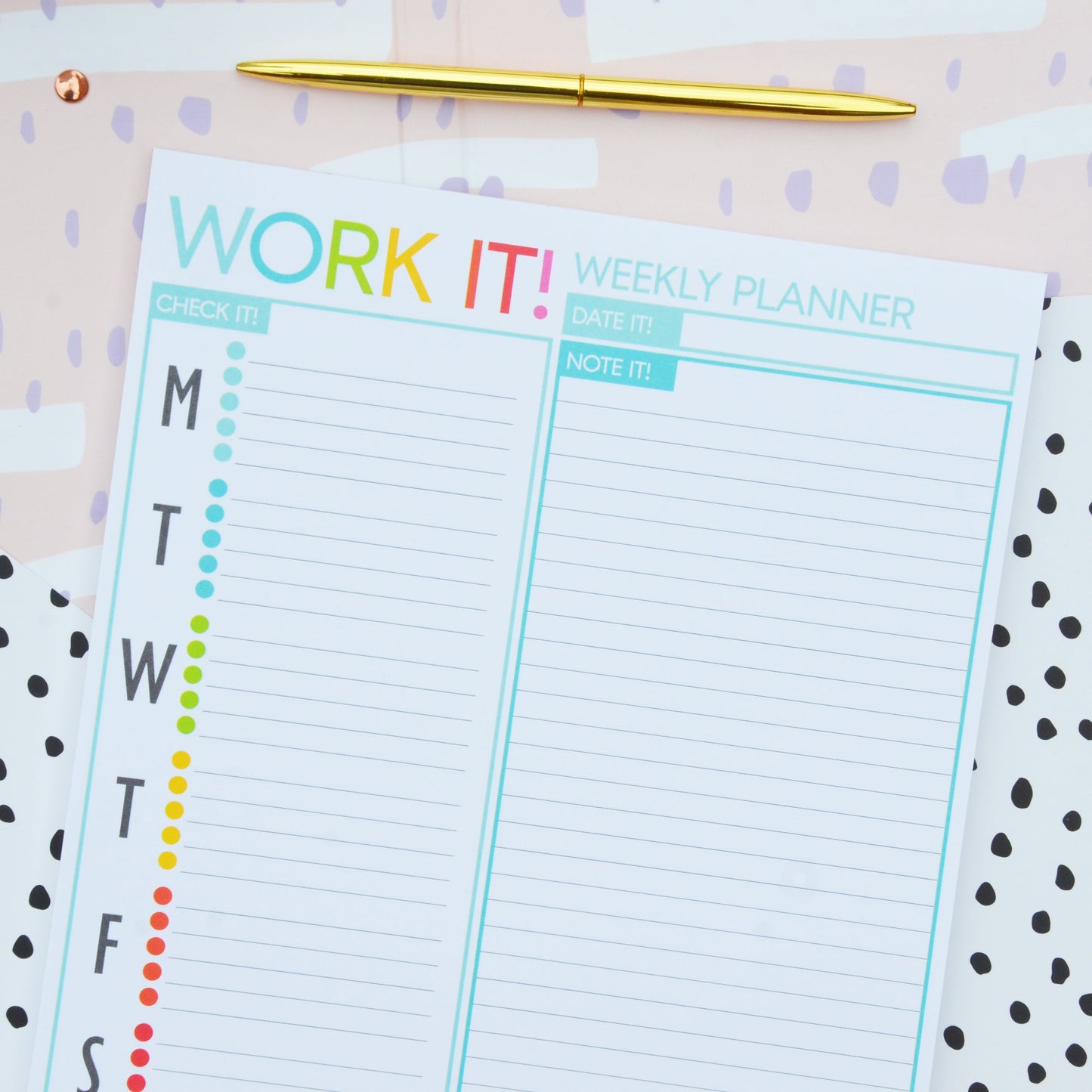 Notepad - WORK IT! (Weekly Notepad)