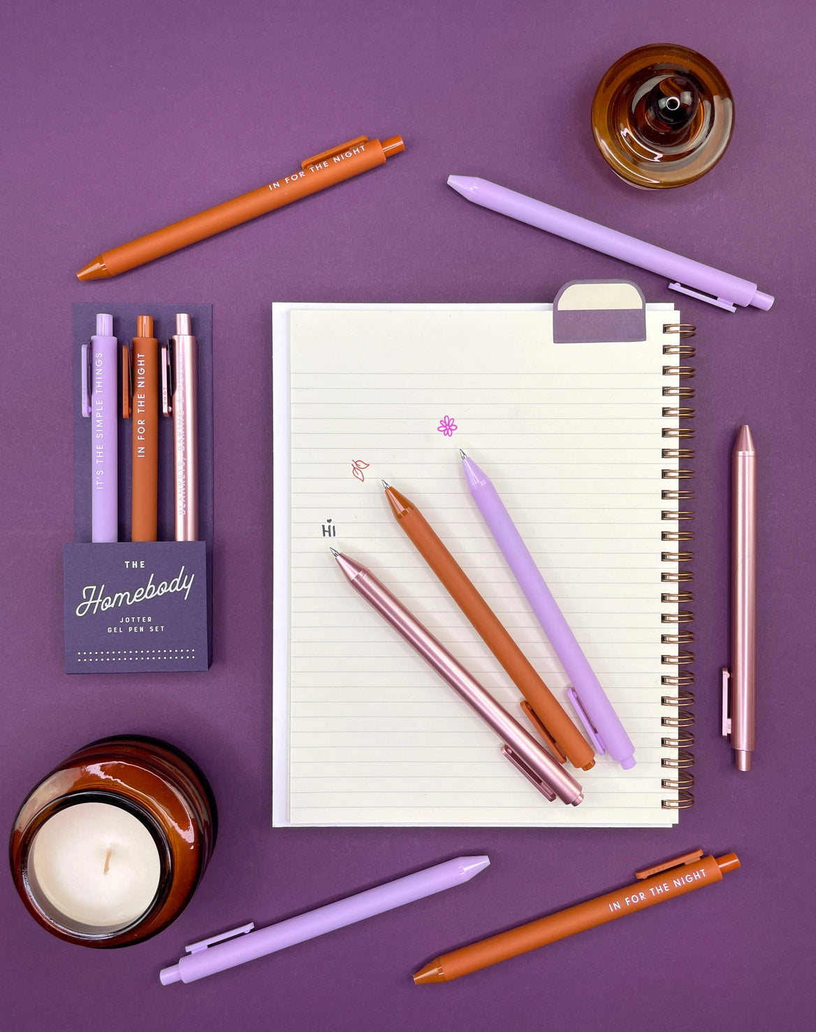 Homebody Jotter Gel Pen Set