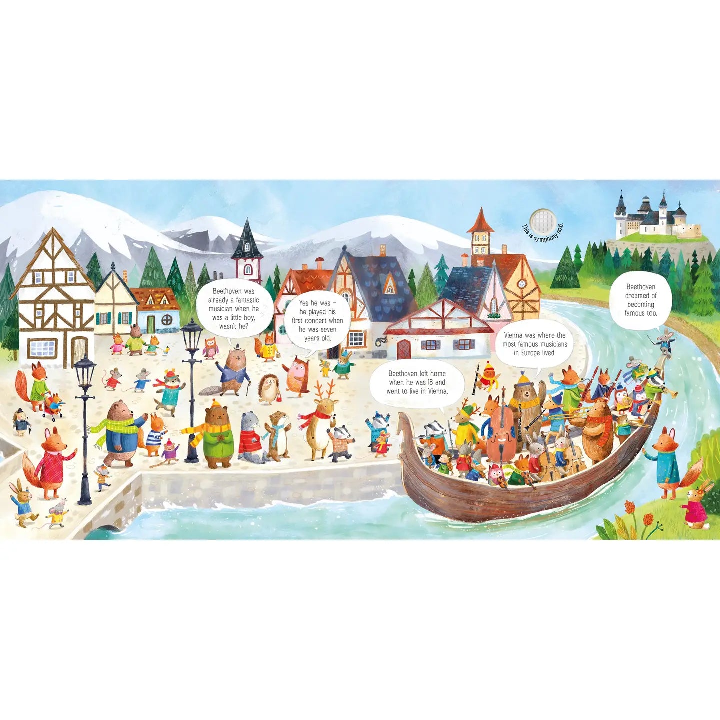 Animal Orchestra Plays Beethoven: Usborne Musical Children's Book