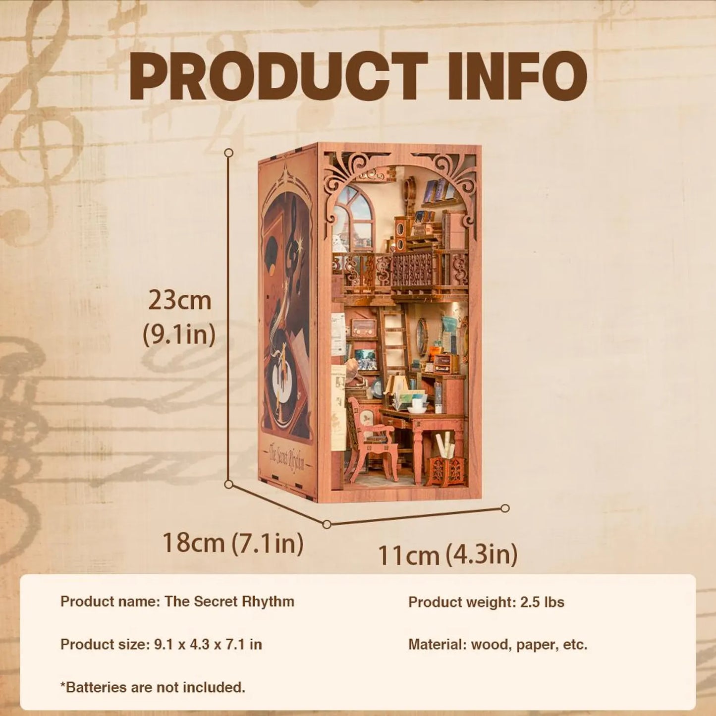The Secret Rhythm DIY Book Nook Kit