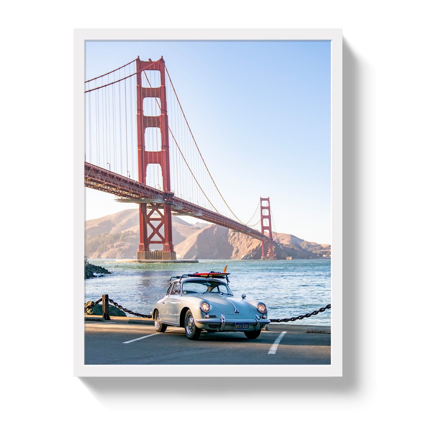 Golden Gate 356 Portrait Custom Artwork, Framed Art