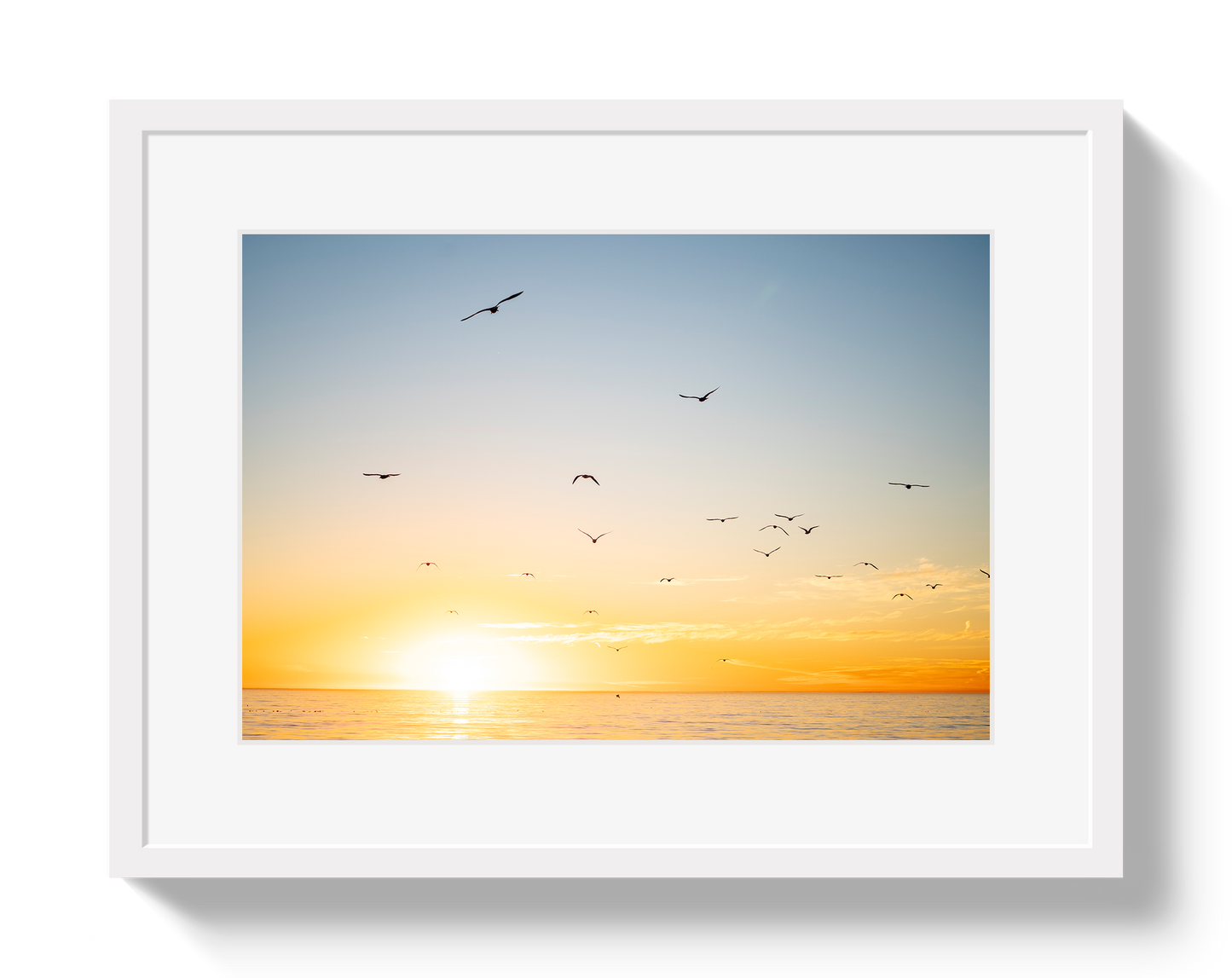 Mexican Sunset Custom Artwork, Framed Art