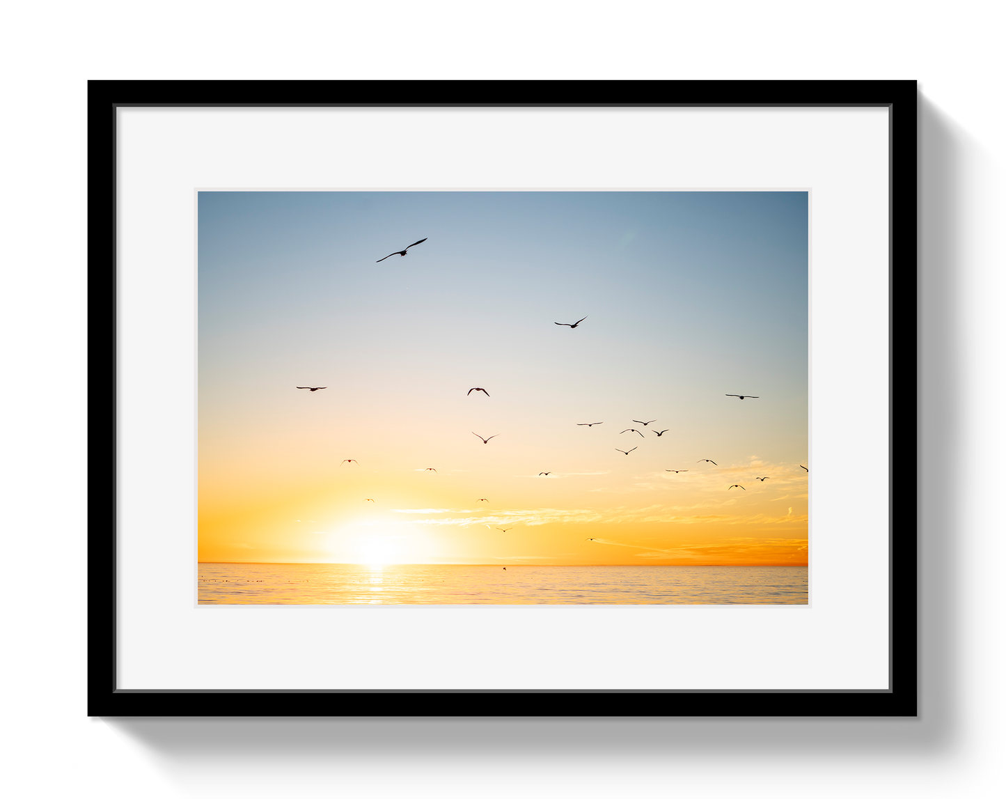 Mexican Sunset Custom Artwork, Framed Art