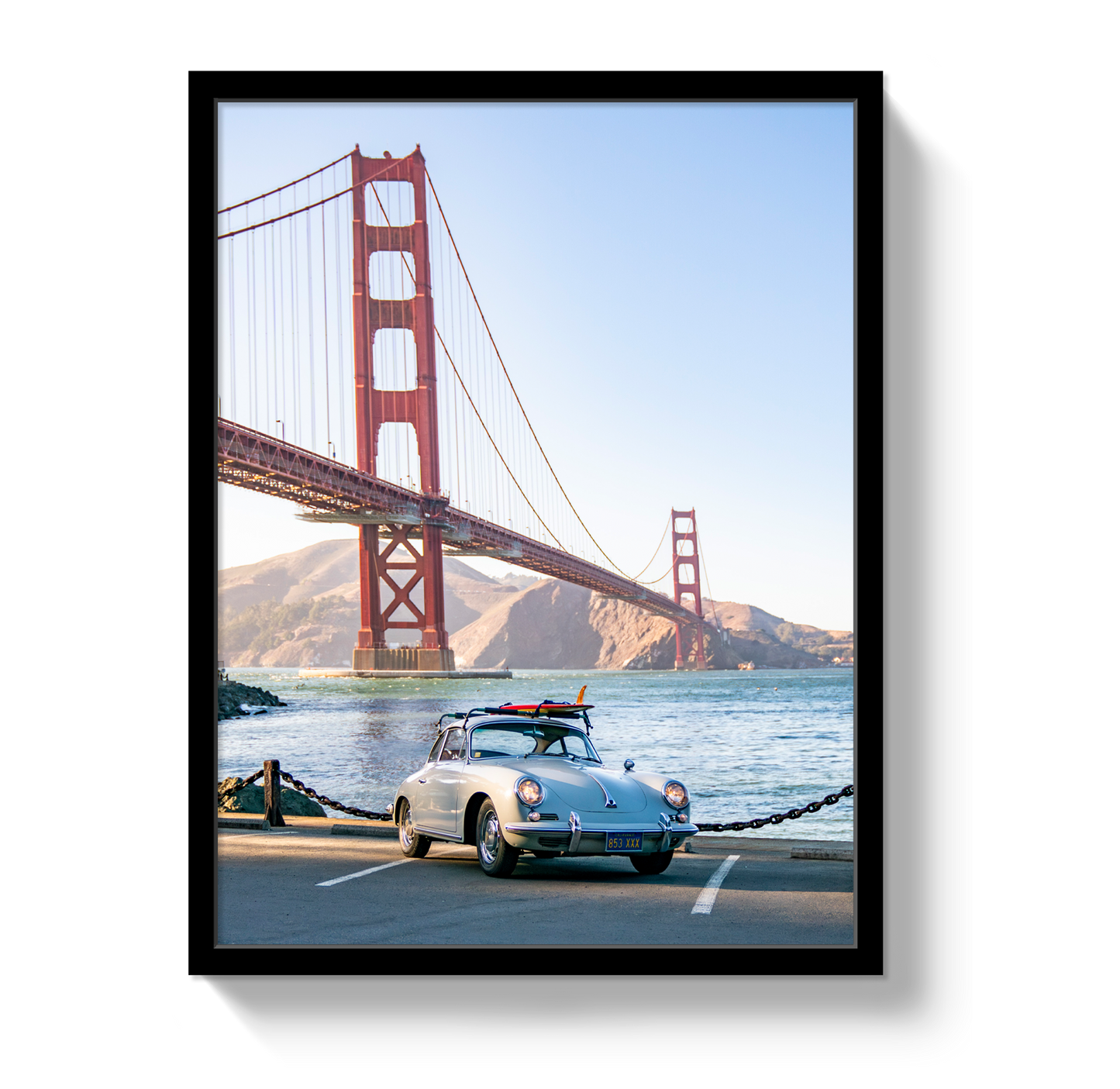 Golden Gate 356 Portrait Custom Artwork, Framed Art