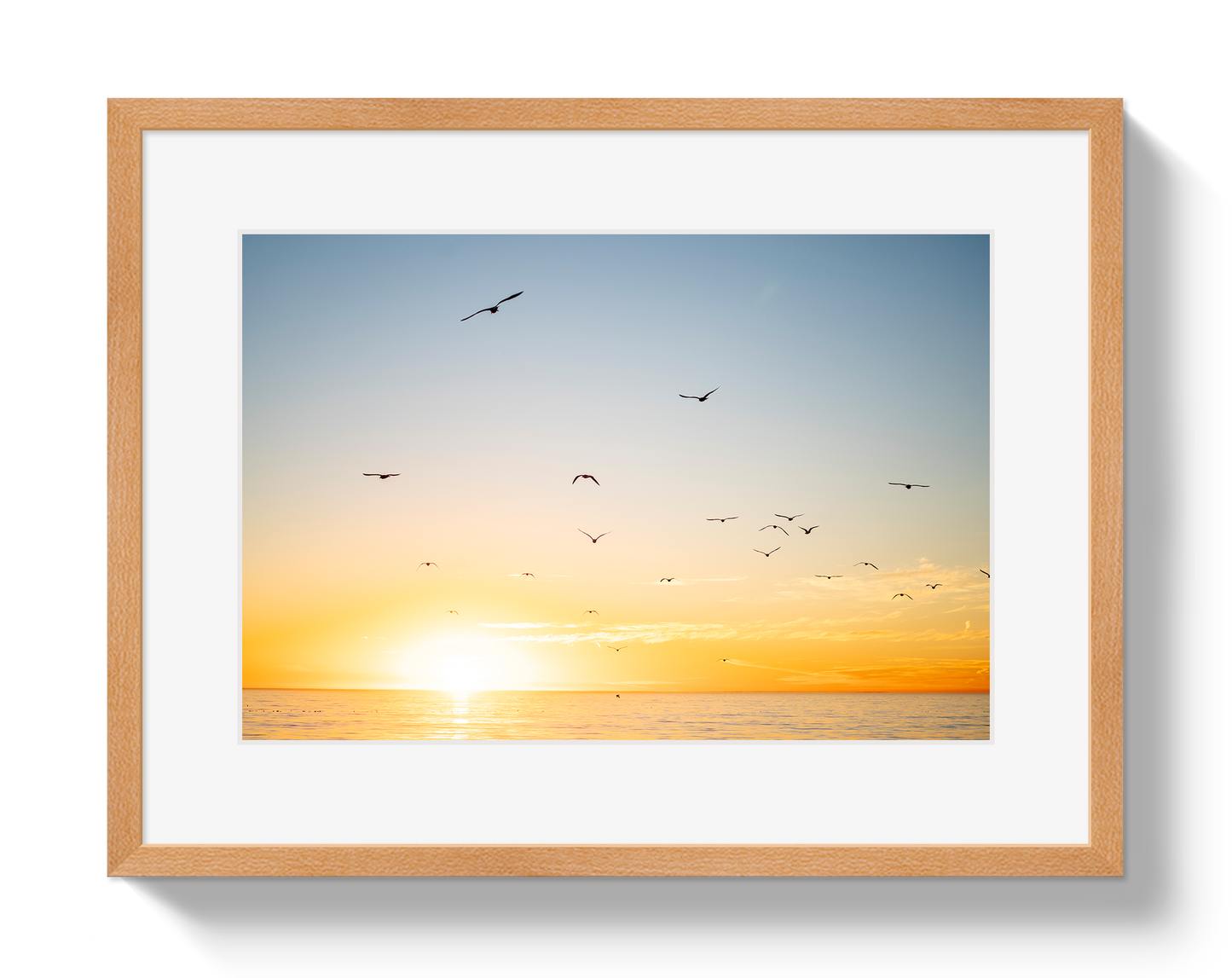 Mexican Sunset Custom Artwork, Framed Art