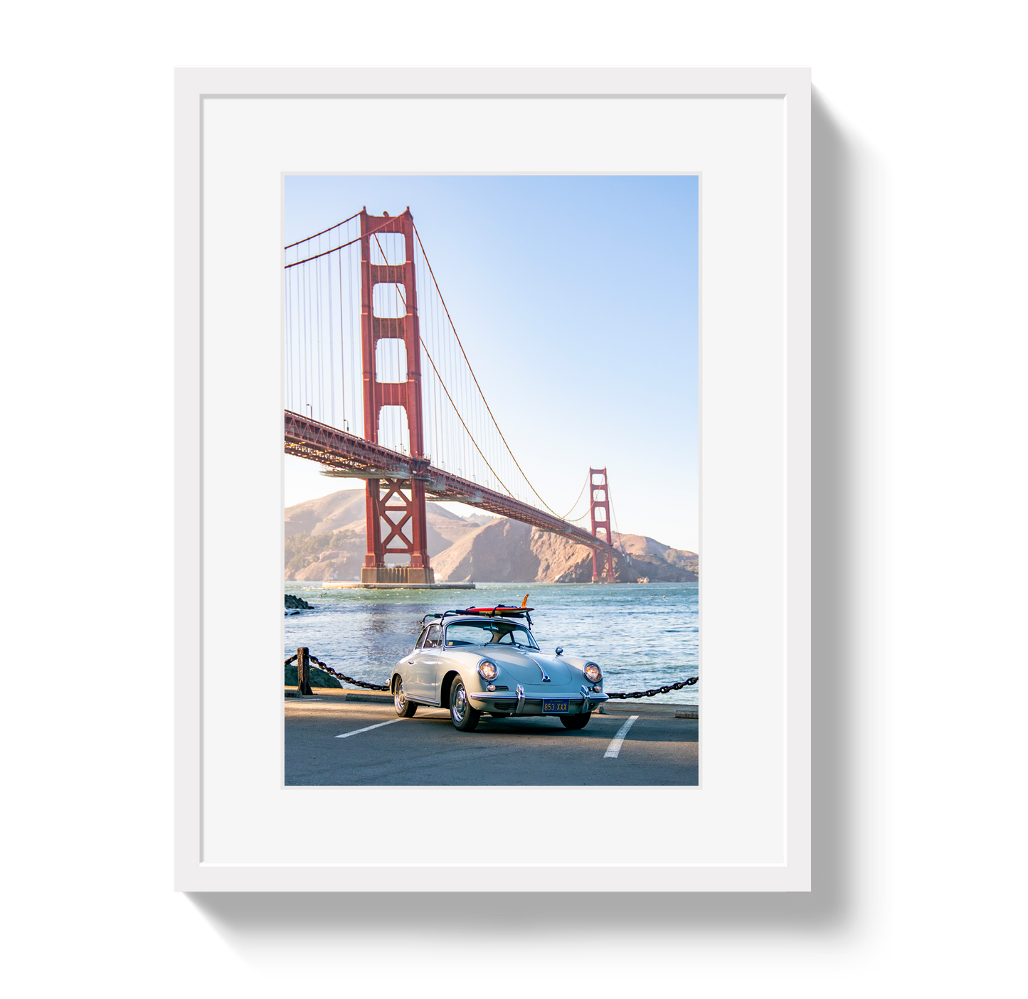 Golden Gate 356 Portrait Custom Artwork, Framed Art