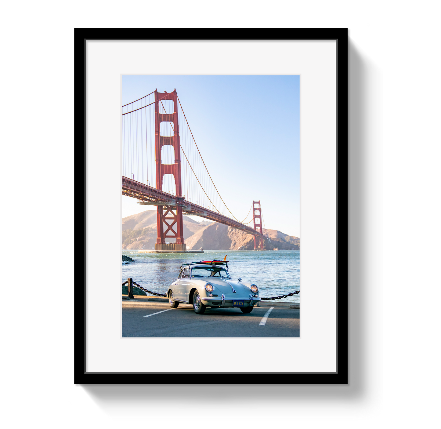 Golden Gate 356 Portrait Custom Artwork, Framed Art