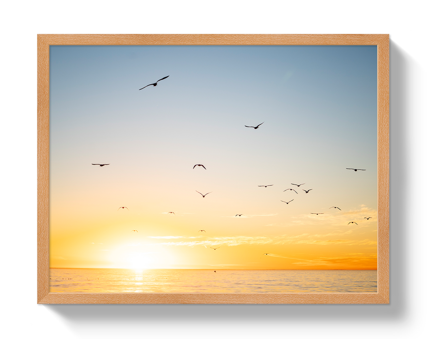 Mexican Sunset Custom Artwork, Framed Art