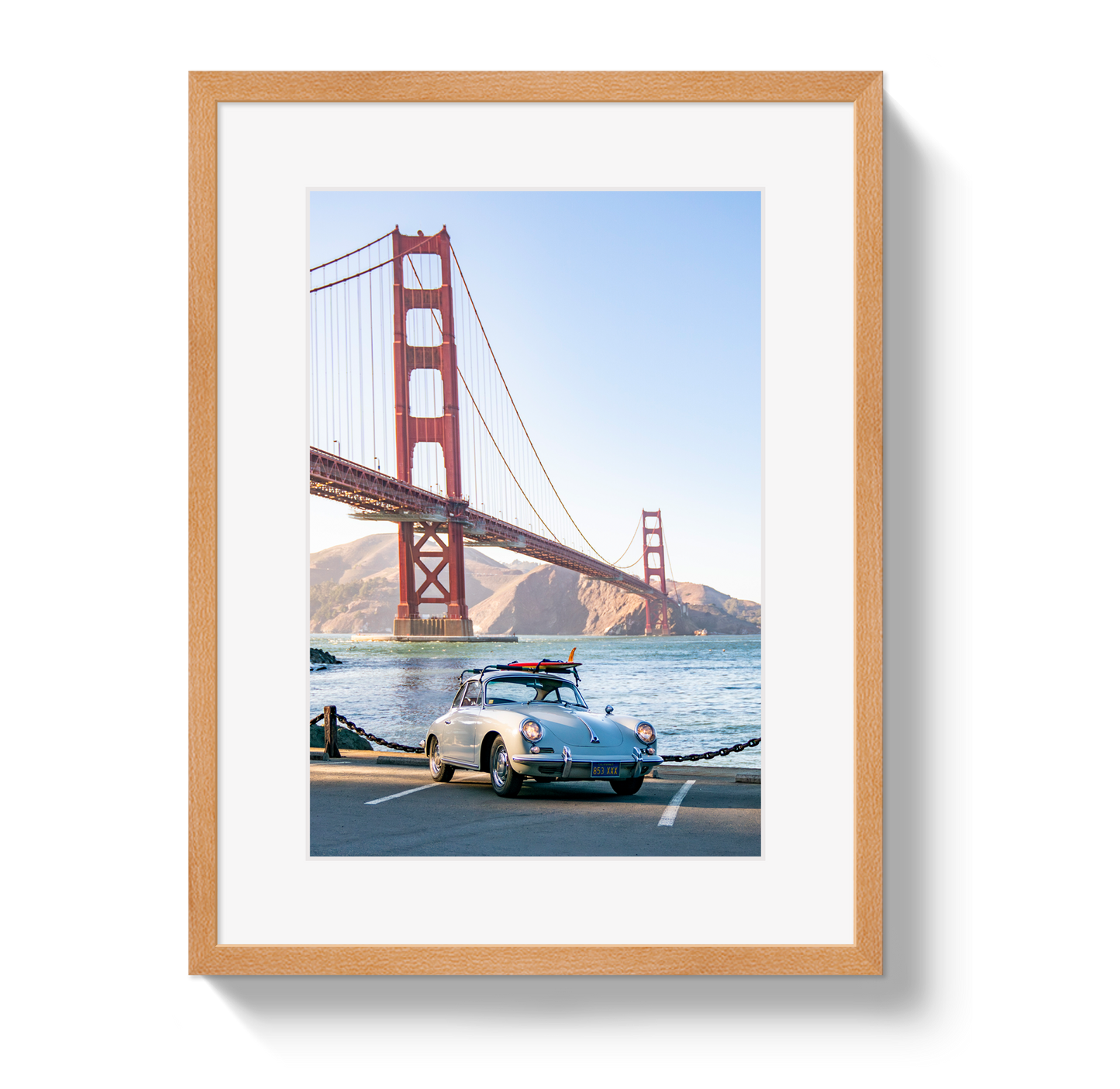Golden Gate 356 Portrait Custom Artwork, Framed Art