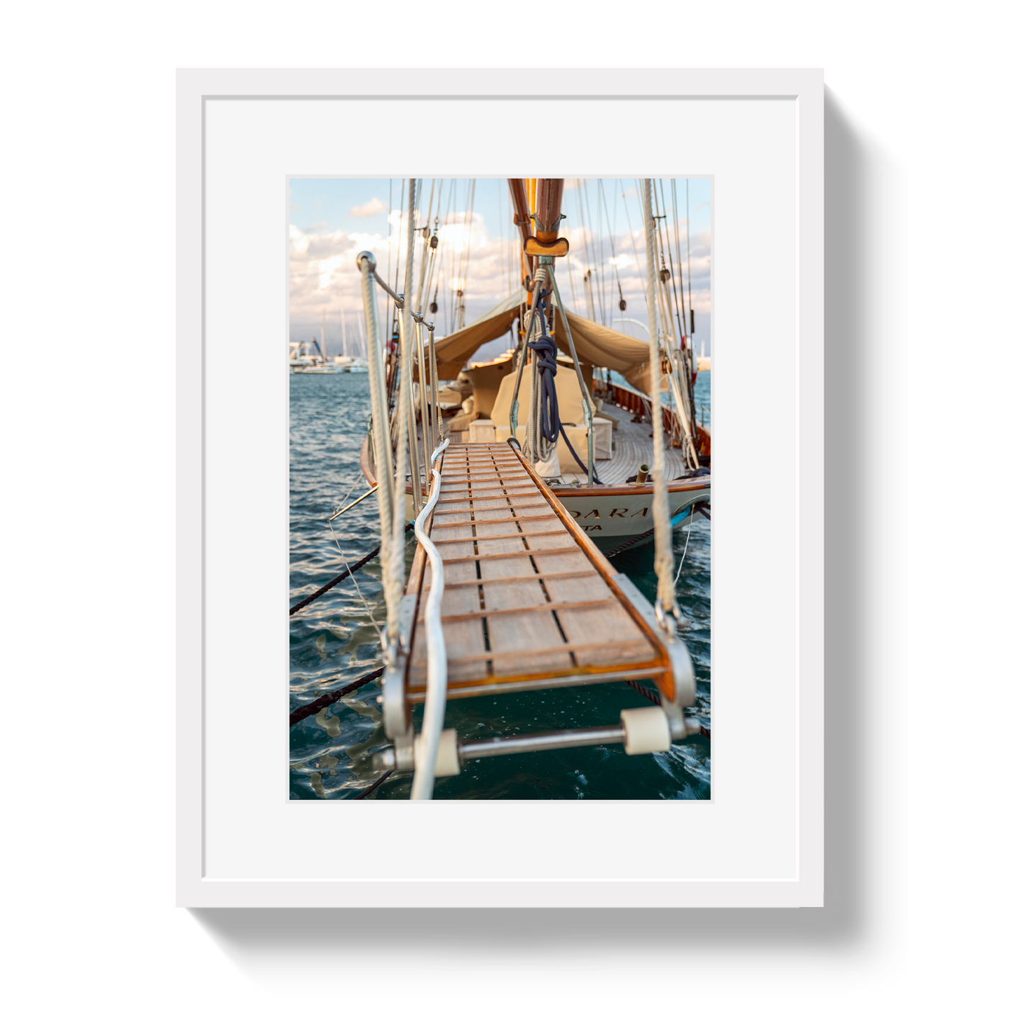 Welcome Aboard Custom Artwork, Framed Art