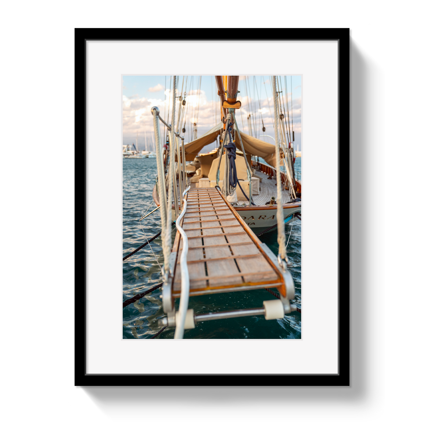 Welcome Aboard Custom Artwork, Framed Art