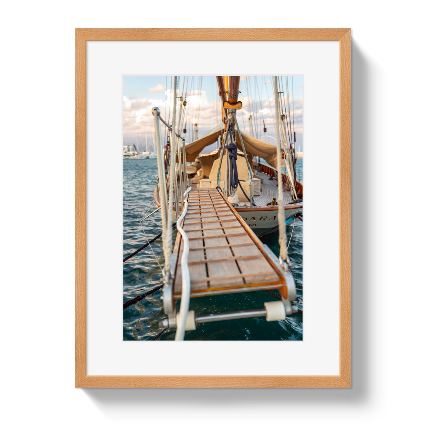 Welcome Aboard Custom Artwork, Framed Art