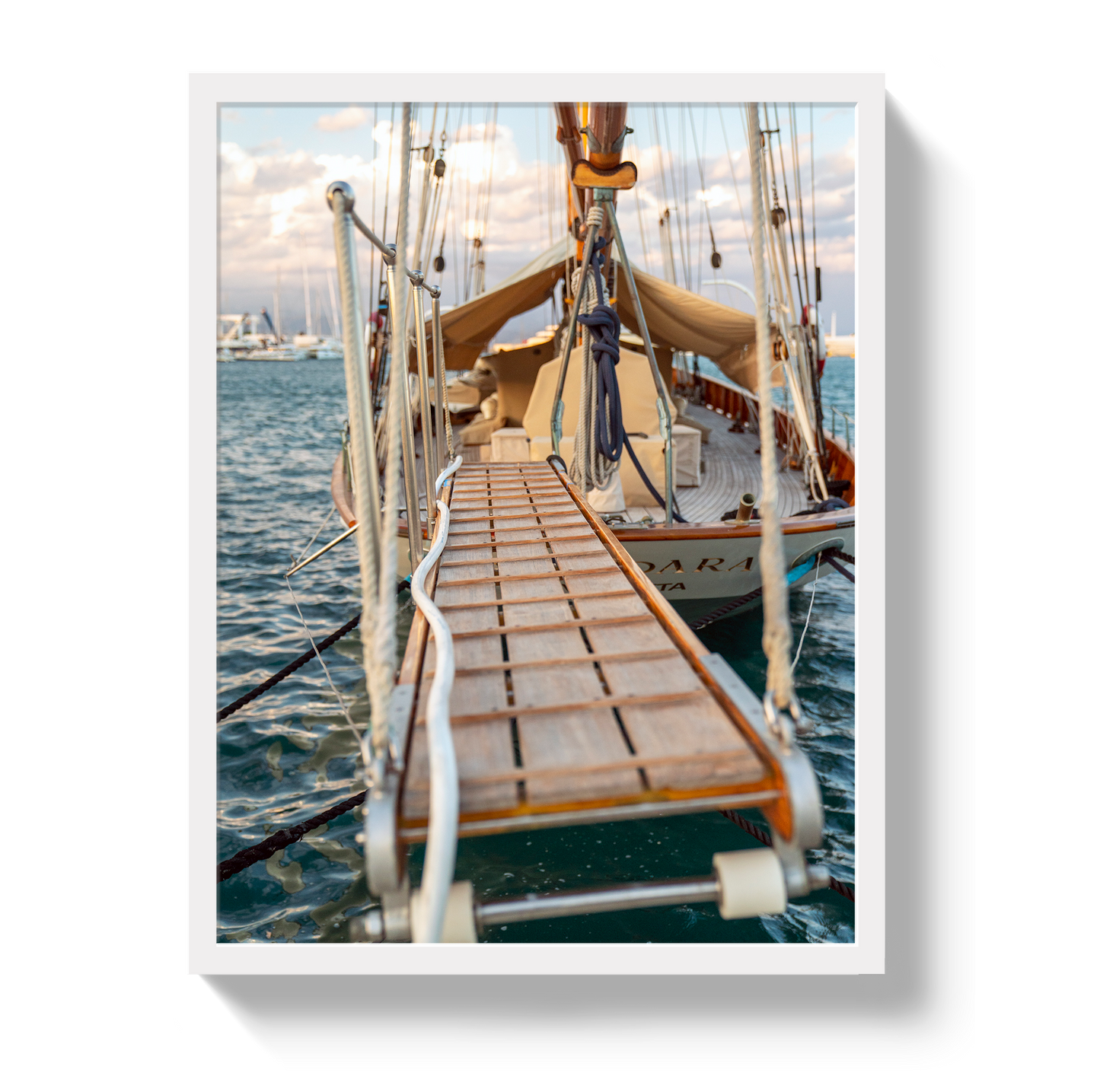 Welcome Aboard Custom Artwork, Framed Art