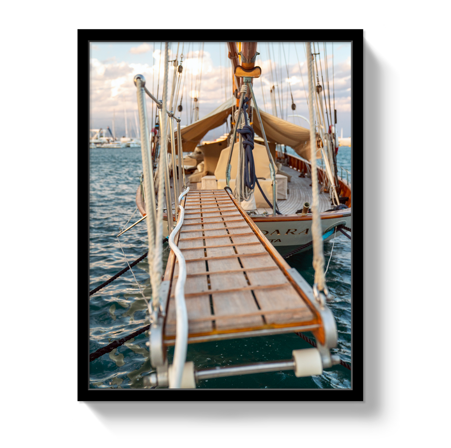 Welcome Aboard Custom Artwork, Framed Art