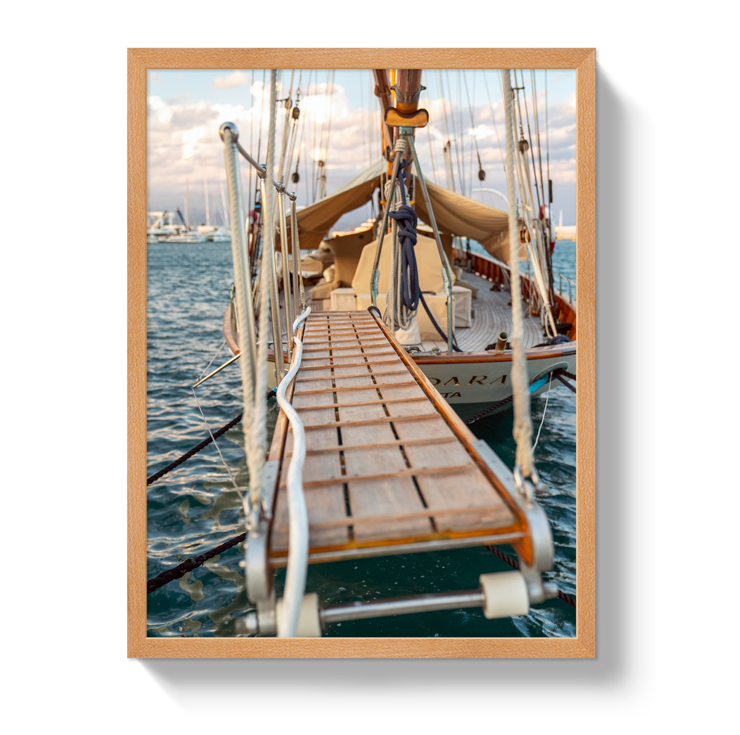 Welcome Aboard Custom Artwork, Framed Art