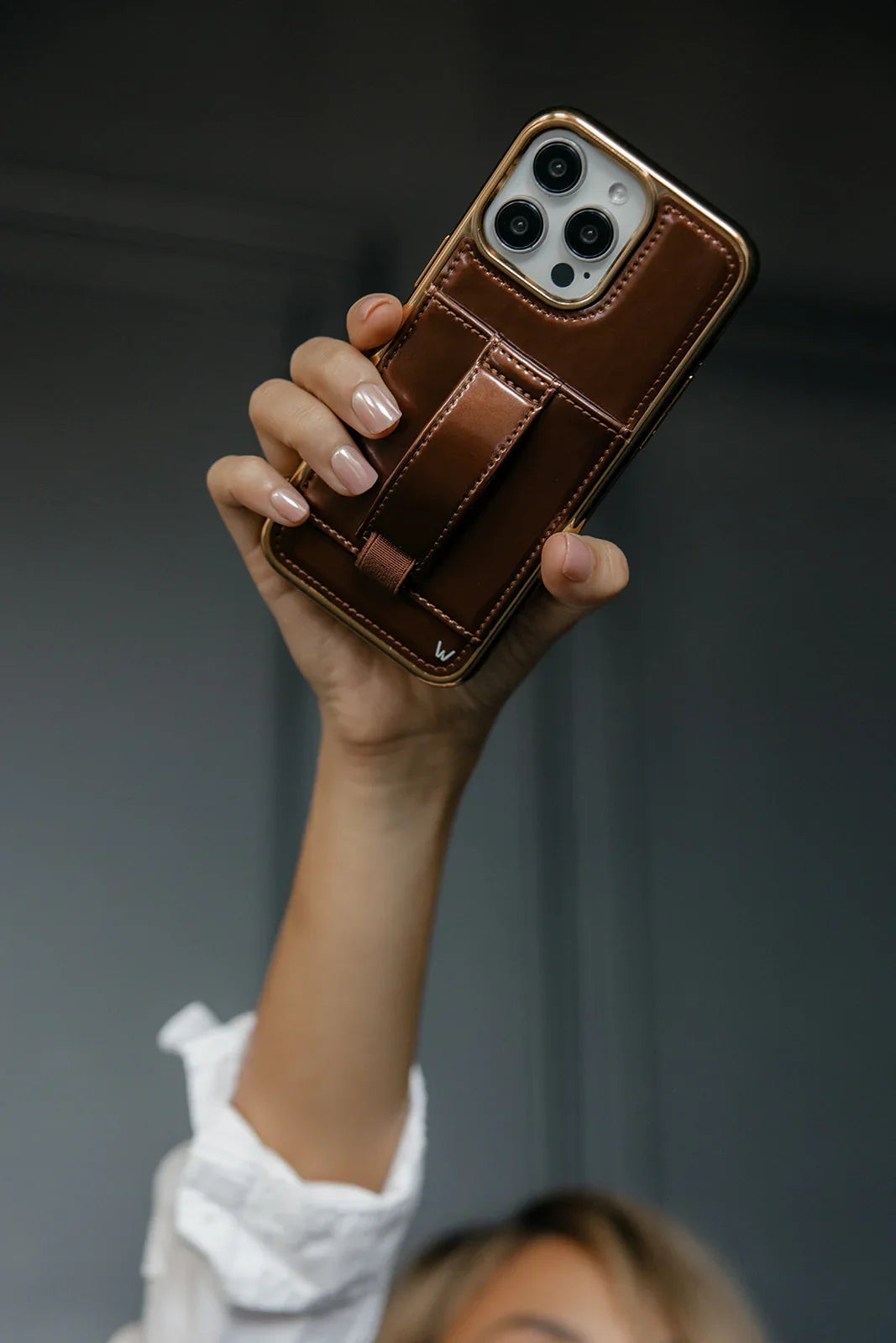 Cherry Lacquer Phone Case Wallet