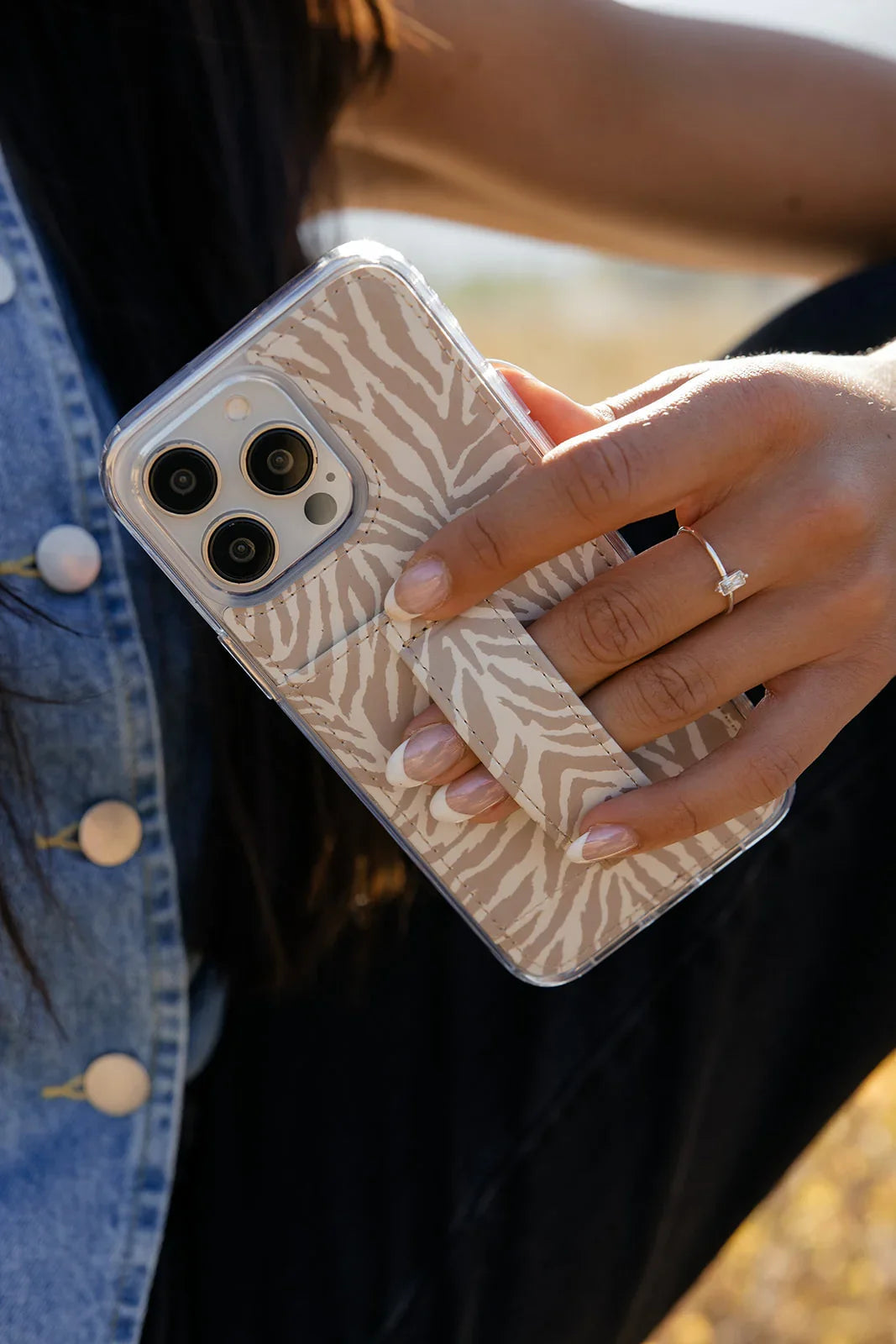 Safari Stripes Phone Case Wallet