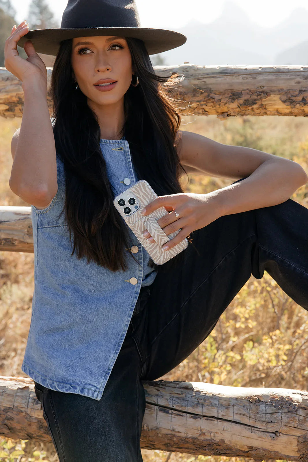 Safari Stripes Phone Case Wallet