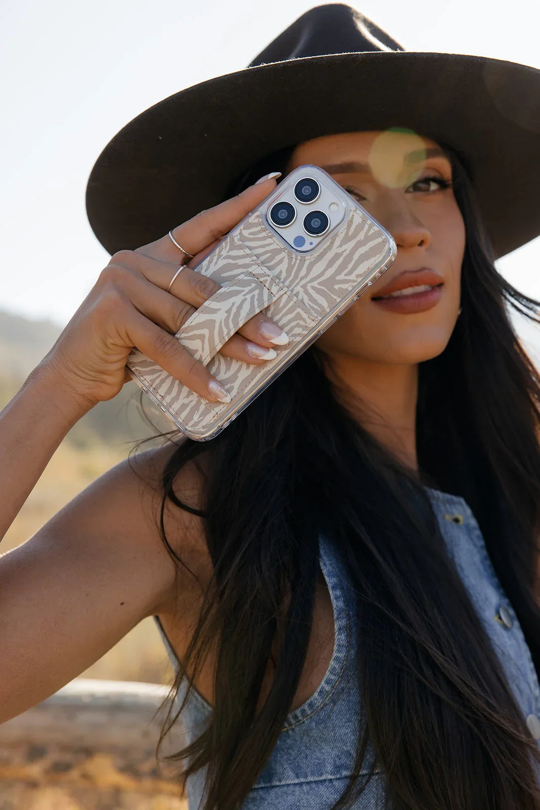 Safari Stripes Phone Case Wallet