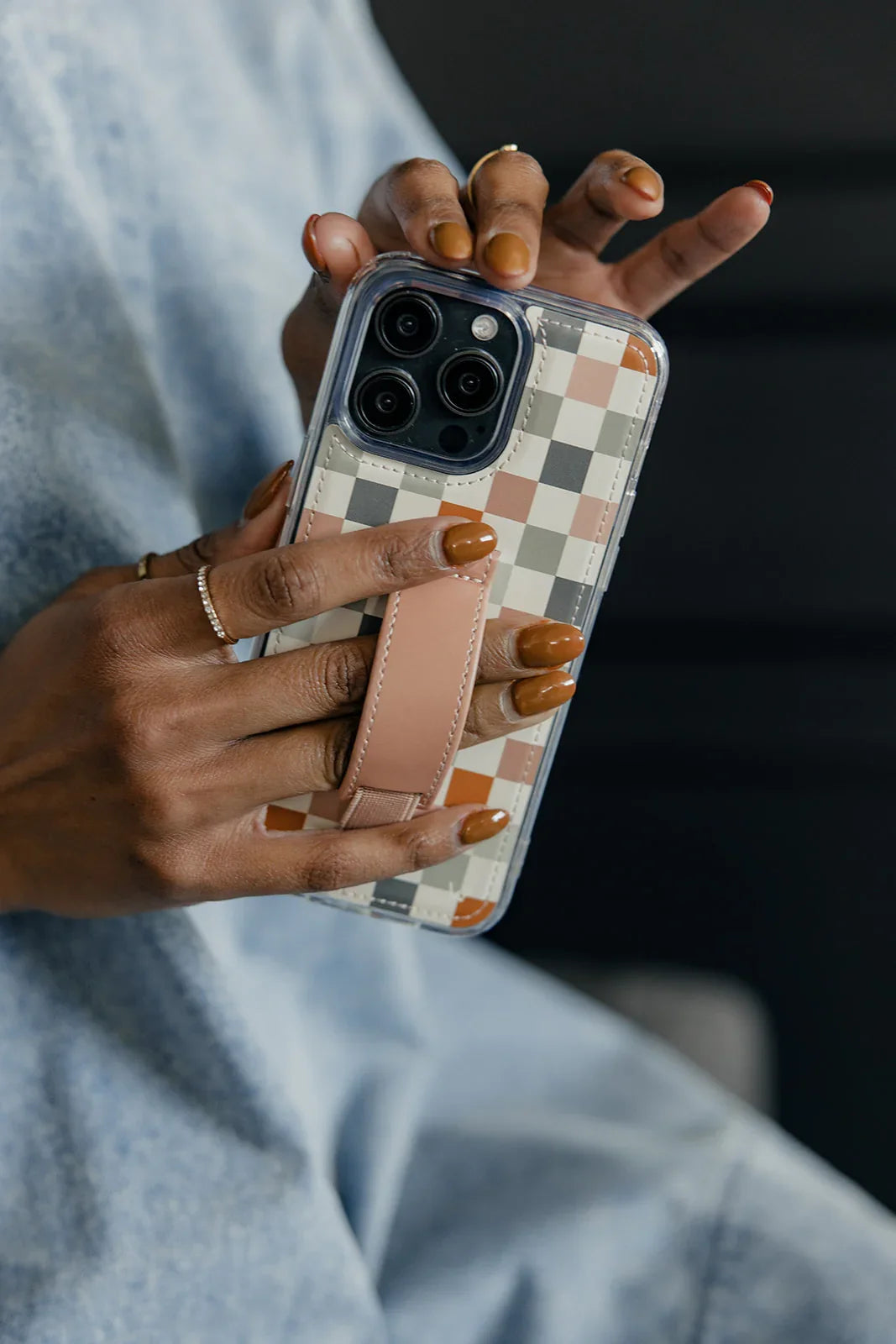 Coastal Check Walli-Lite Wallet Phone Case