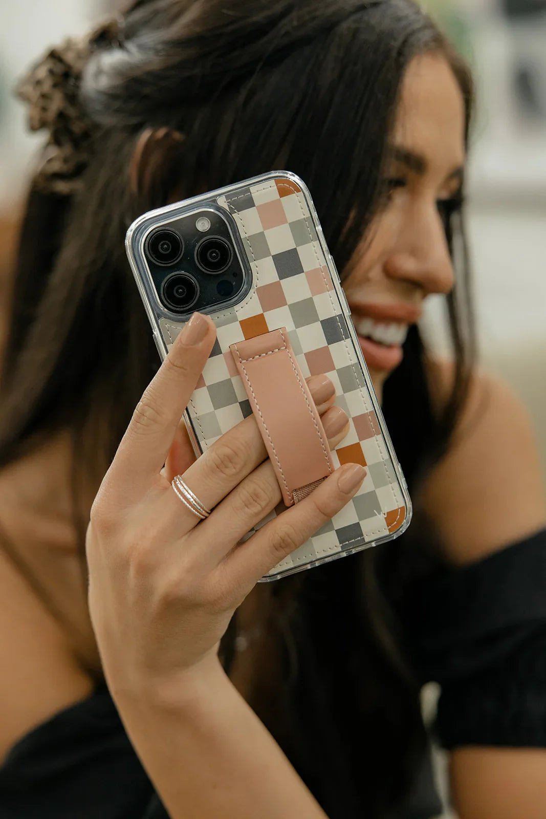 Coastal Check Walli-Lite Wallet Phone Case