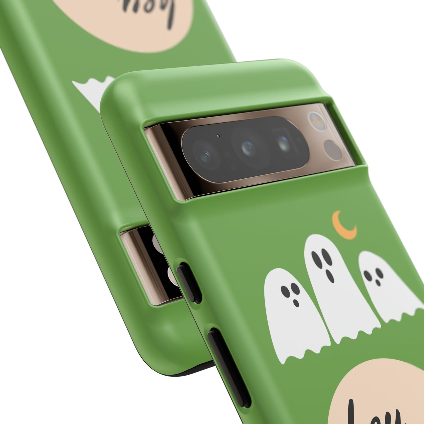 Halloween Phone Case, Spooky Ghosts Tough Phone Cover, Hey Boo Mobile Protector, Fun Gift for Halloween, Ghost Decor