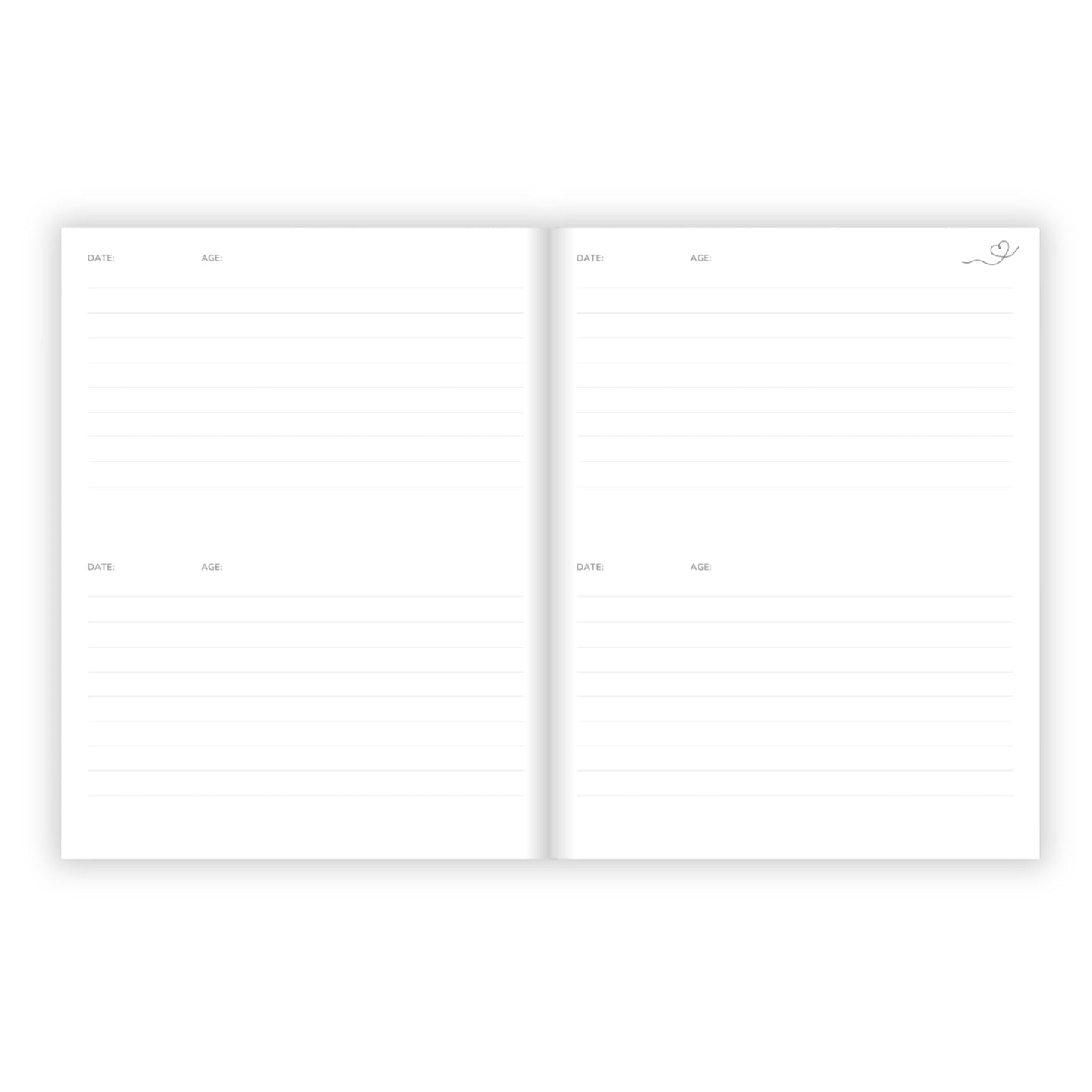 Birthday Memory Book-Girly Bows