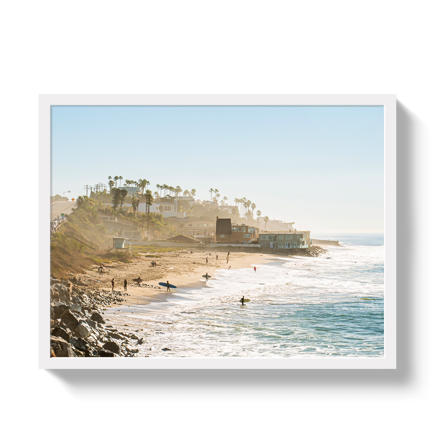 County Line Landscape Custom Artwork, Framed Art