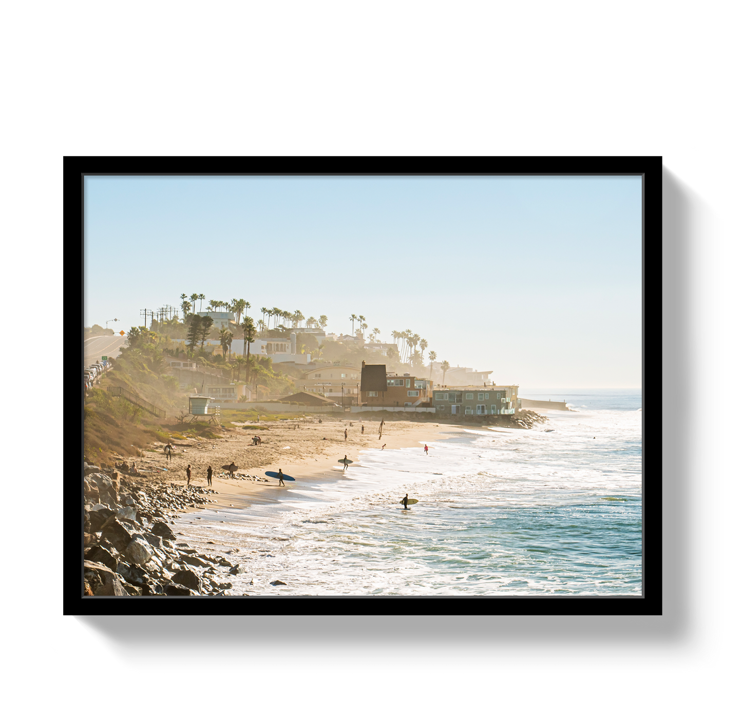 County Line Landscape Custom Artwork, Framed Art