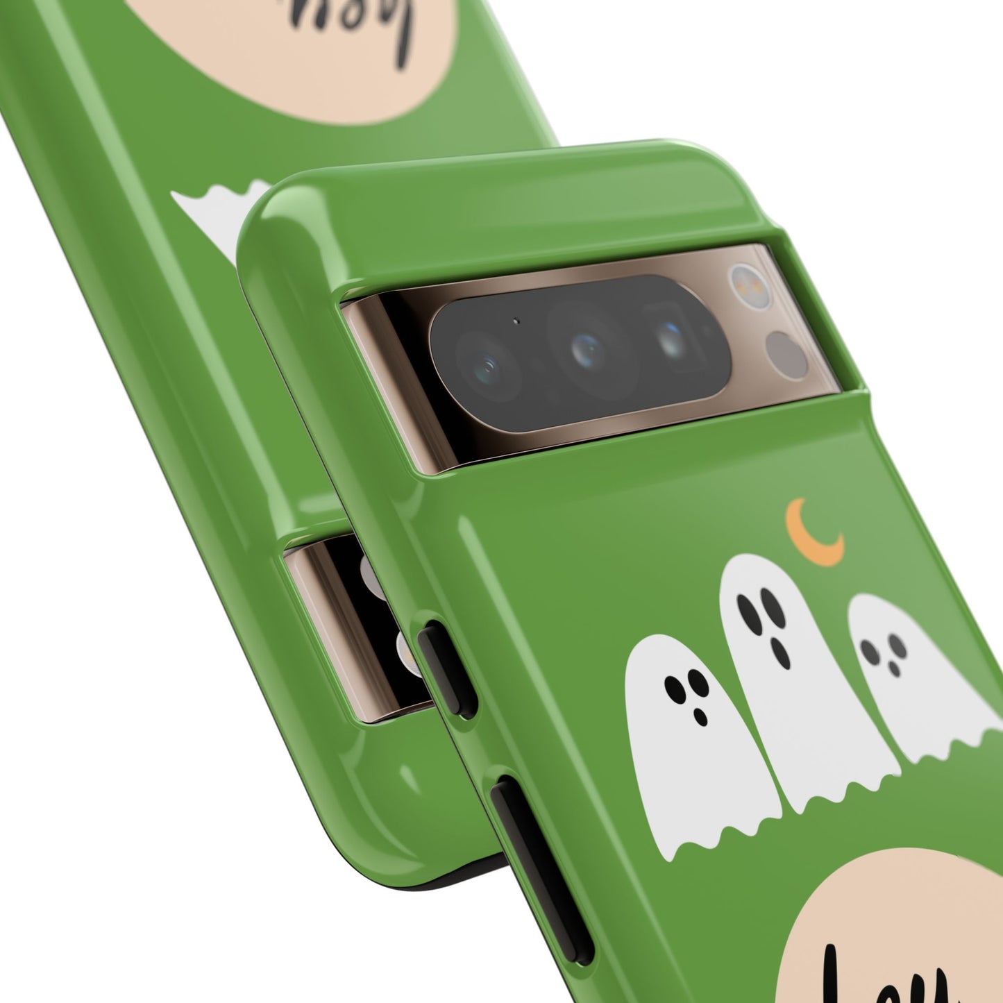 Halloween Phone Case, Spooky Ghosts Tough Phone Cover, Hey Boo Mobile Protector, Fun Gift for Halloween, Ghost Decor