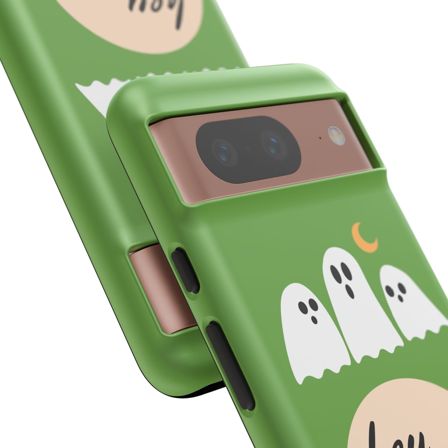 Halloween Phone Case, Spooky Ghosts Tough Phone Cover, Hey Boo Mobile Protector, Fun Gift for Halloween, Ghost Decor