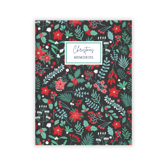 Christmas Memory Journal- Festive Floral