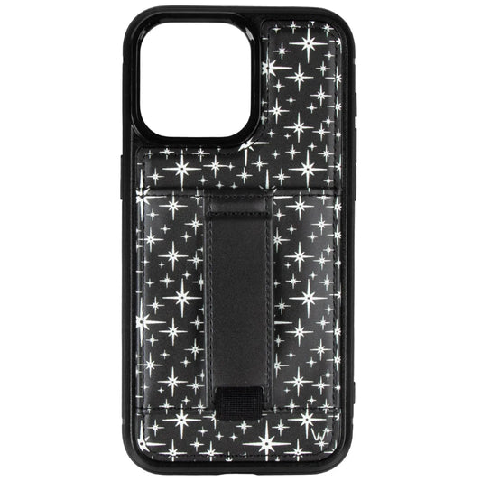 Midnight Sky Black Phone Case with Wallet
