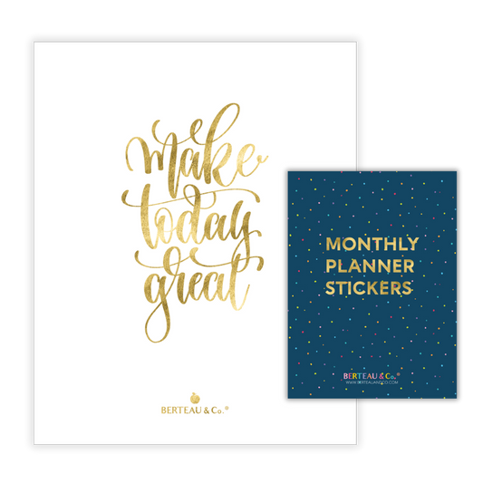 The Go Planner Insert & Sticker Book