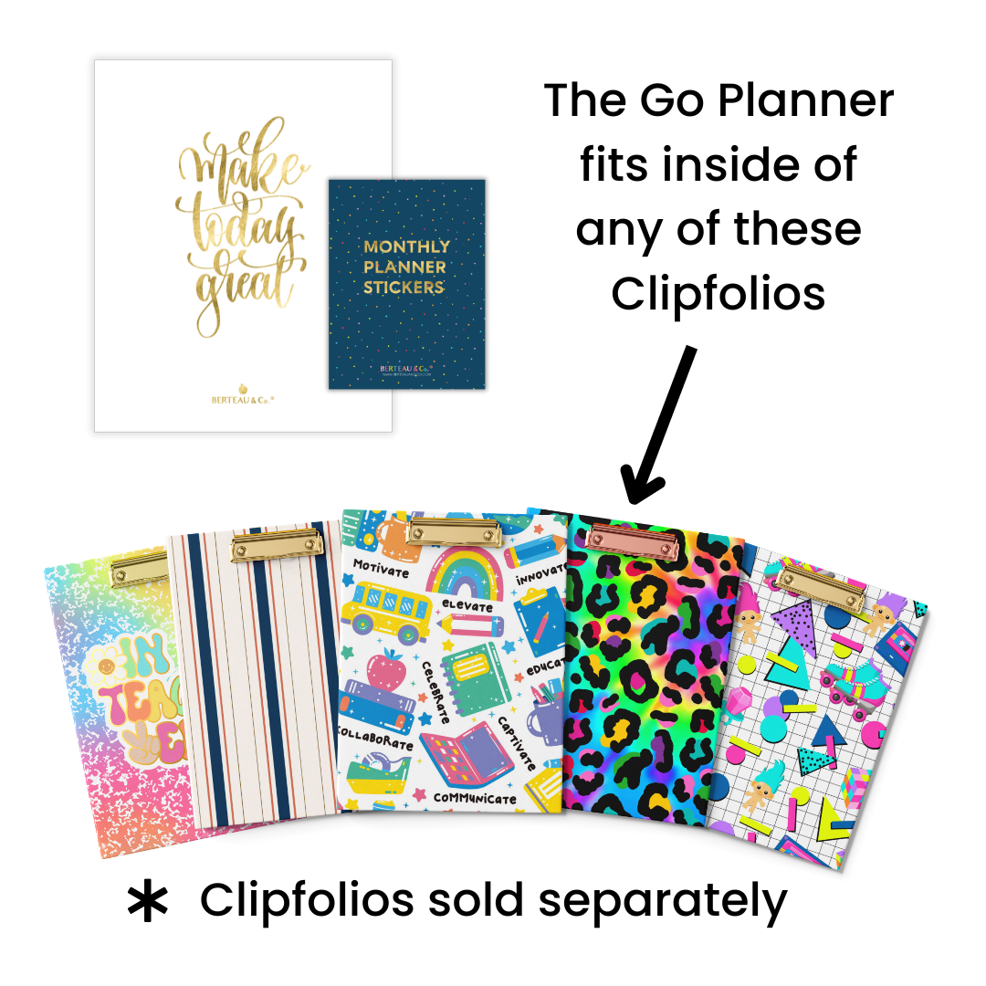 The Go Planner Insert & Sticker Book